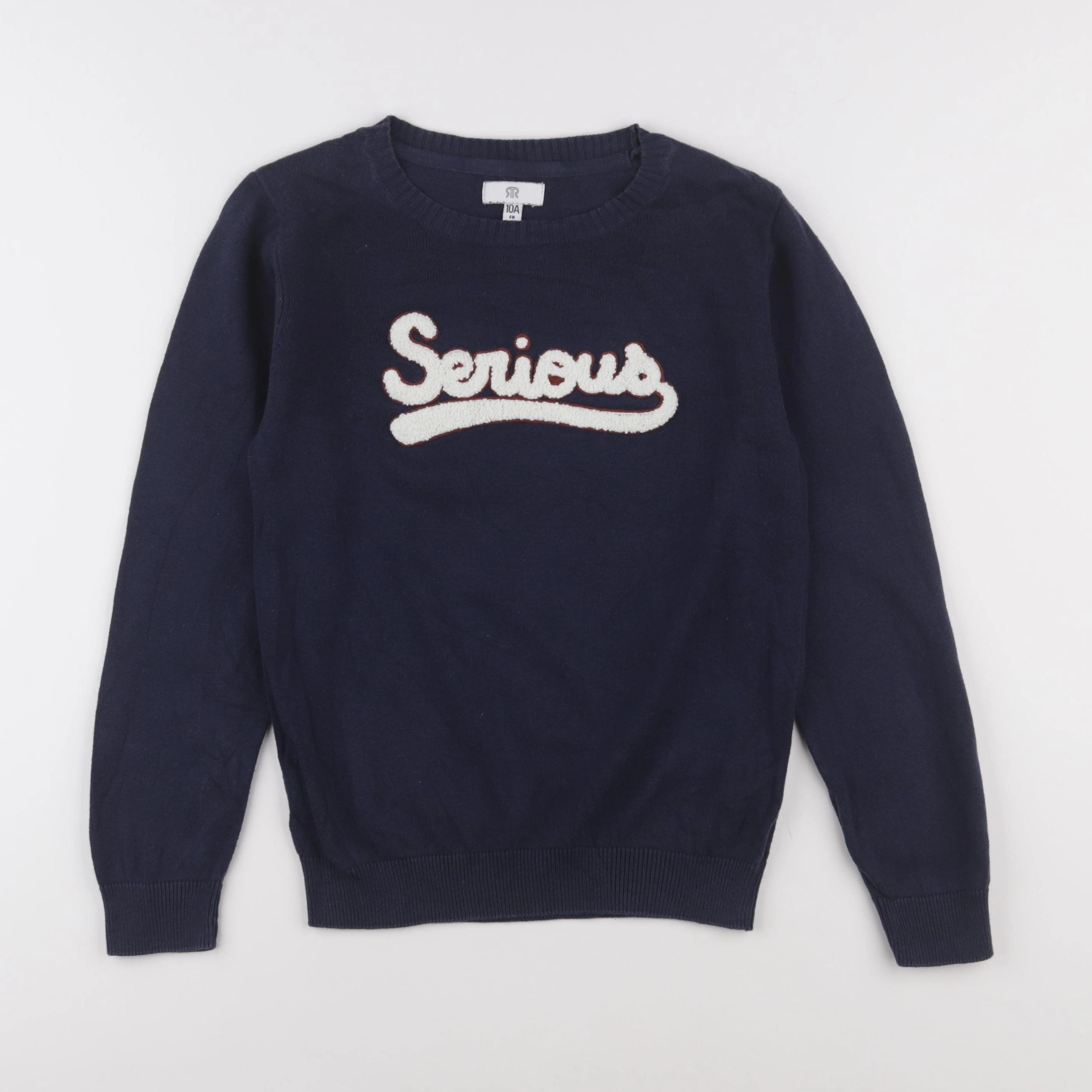 La Redoute - pull bleu - 10 ans