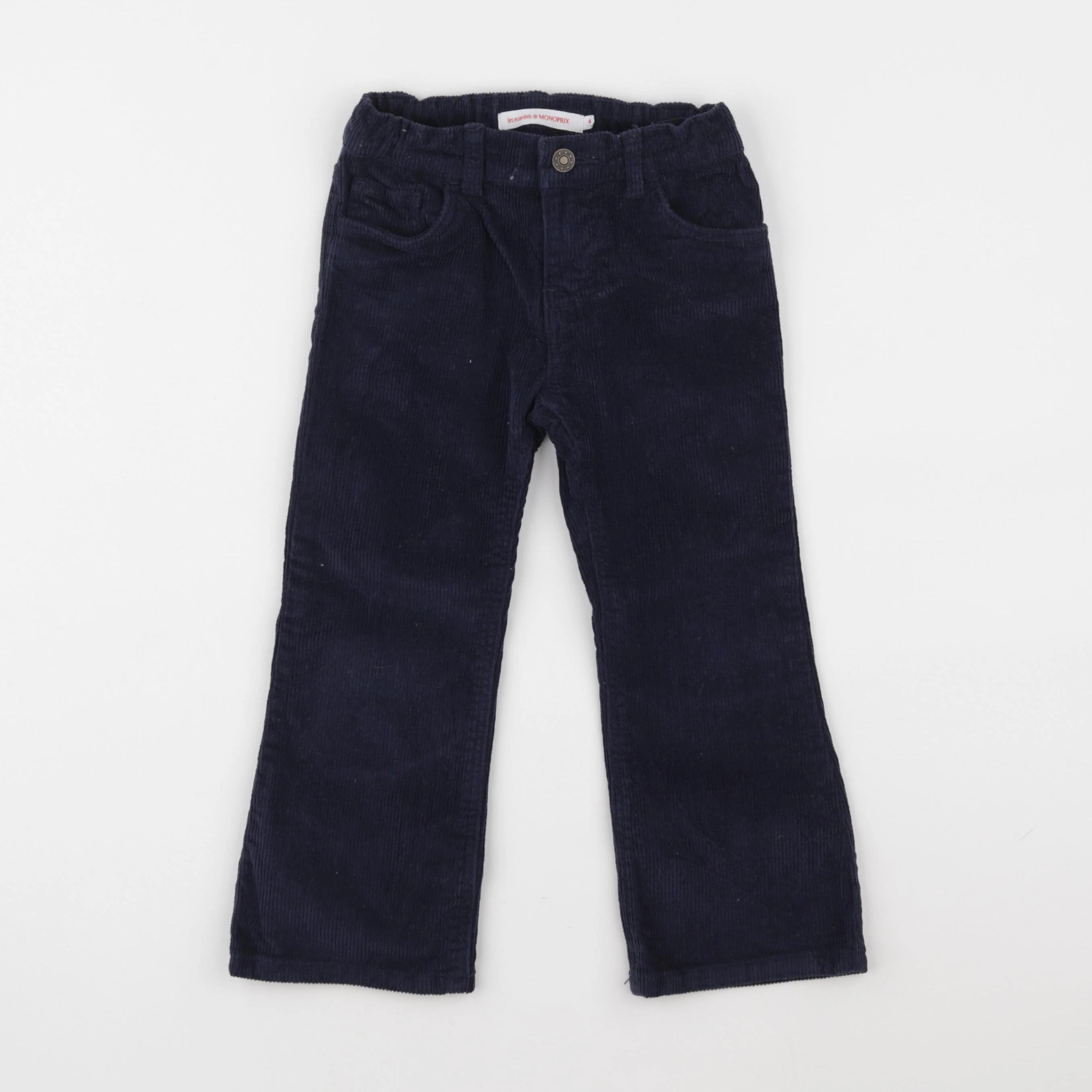 Monoprix - pantalon bleu - 4 ans