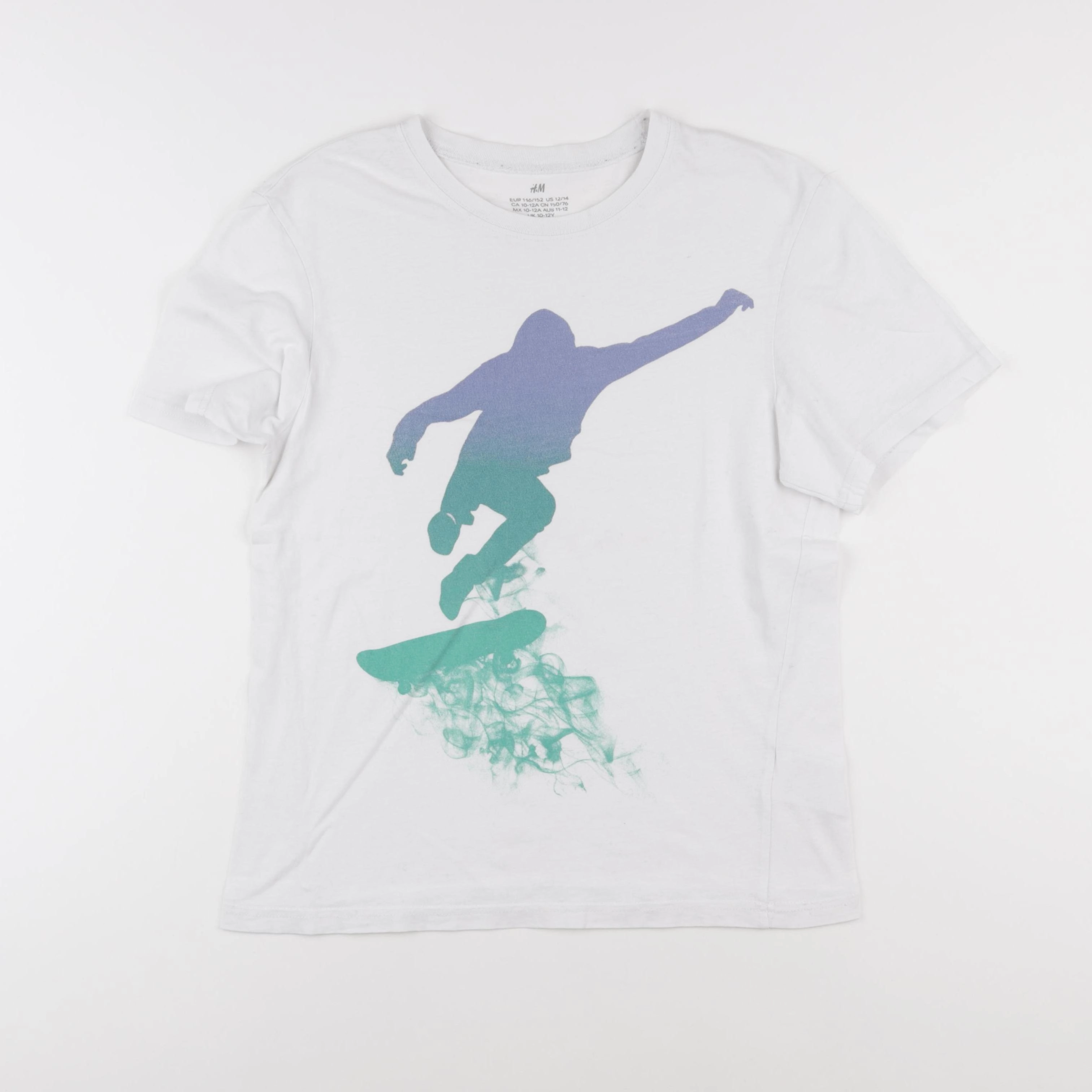 H&M - tee-shirt blanc - 12/14 ans