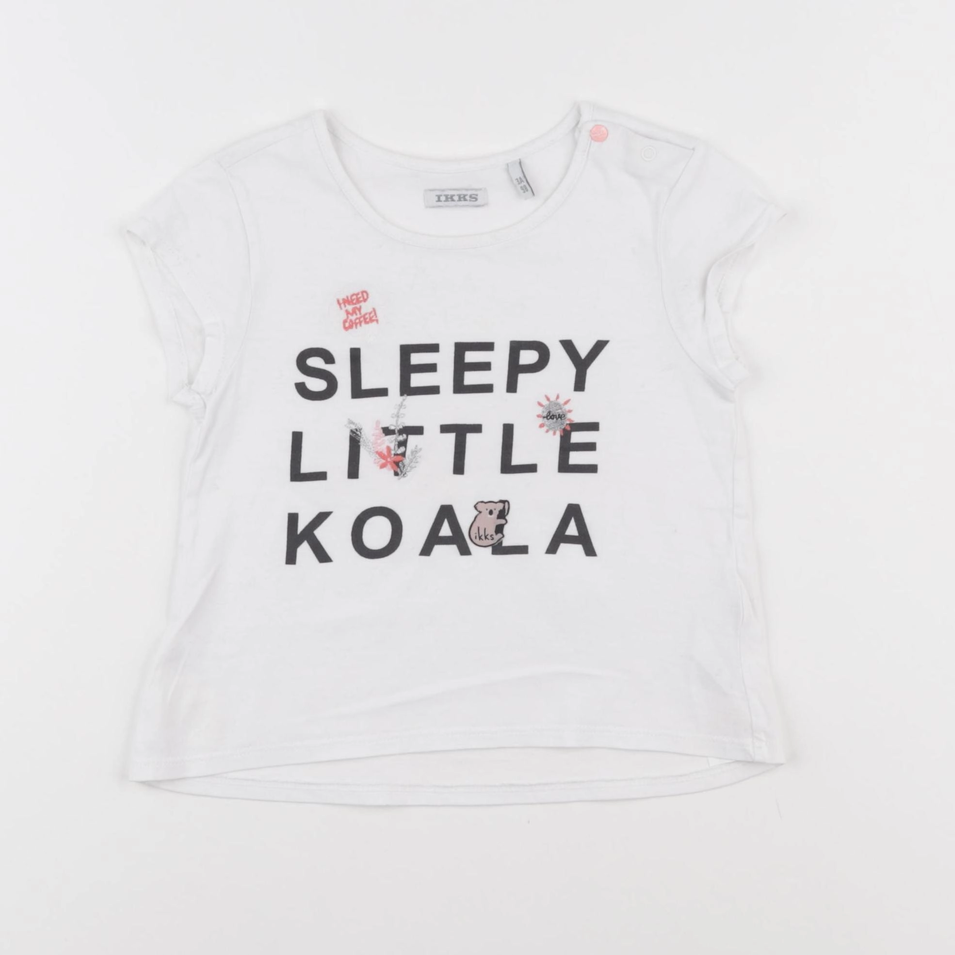 IKKS - tee-shirt blanc - 3 ans