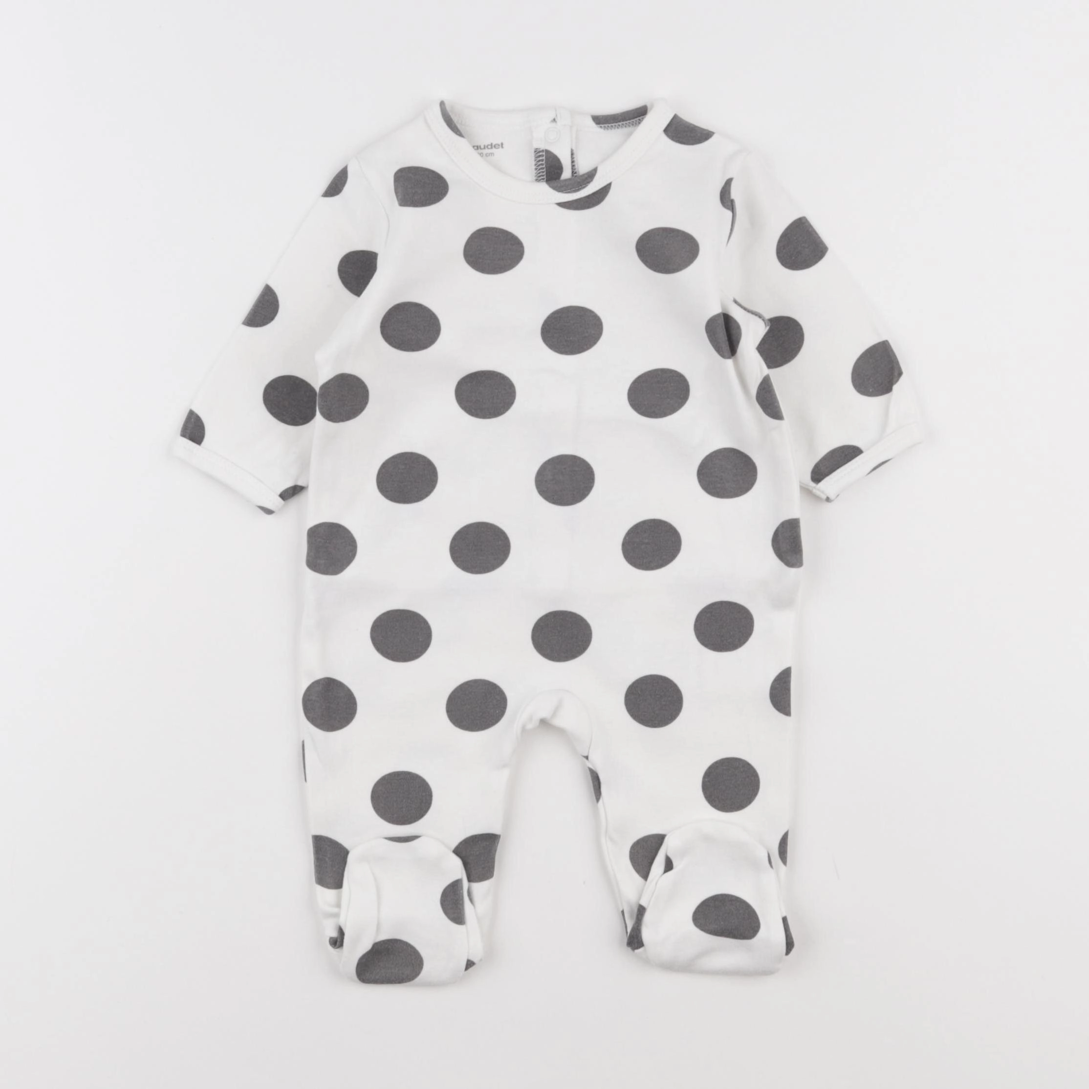 Vertbaudet - pyjama coton blanc - 3 mois