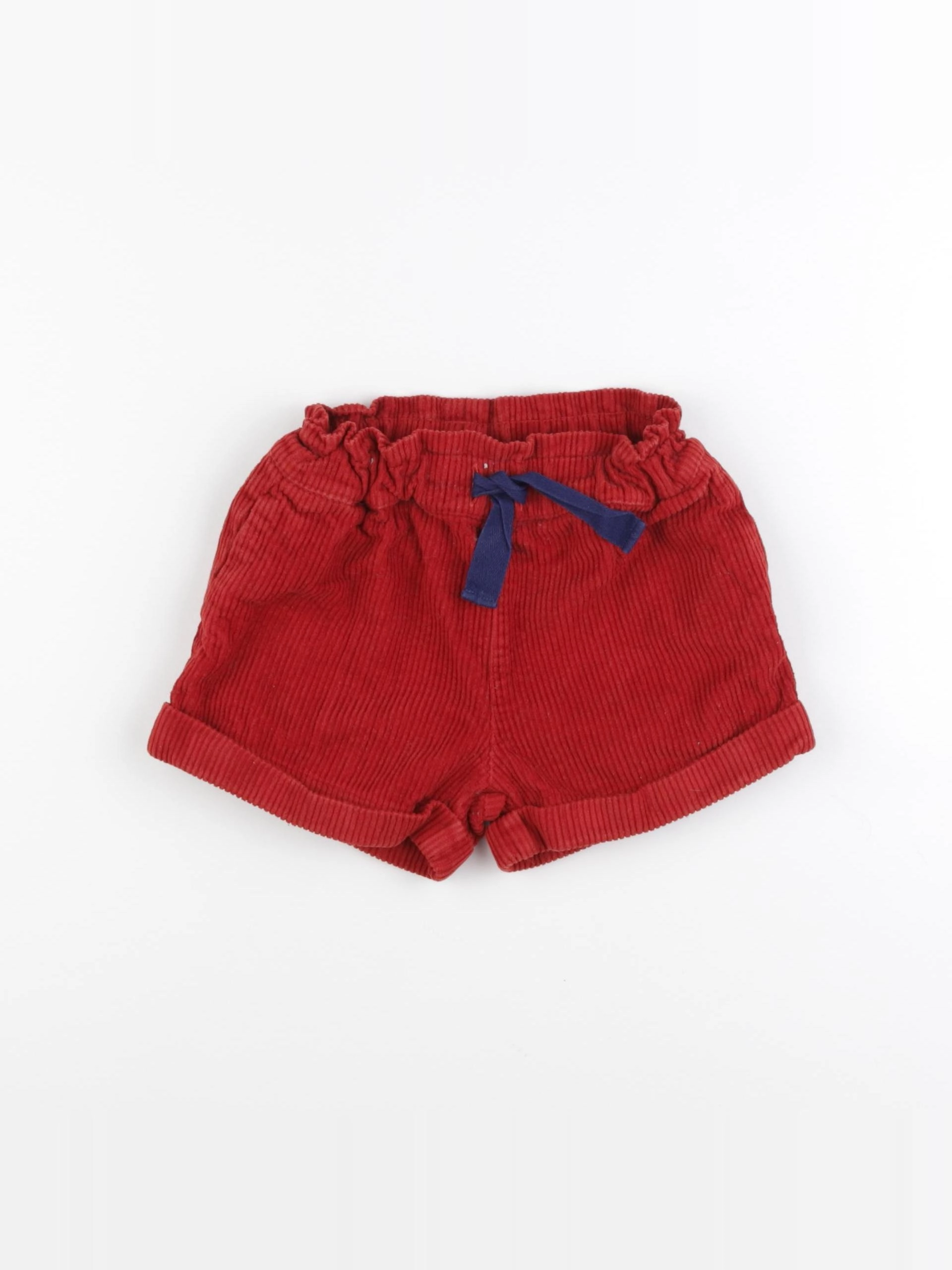 Petit Bateau - short rouge - 3 ans