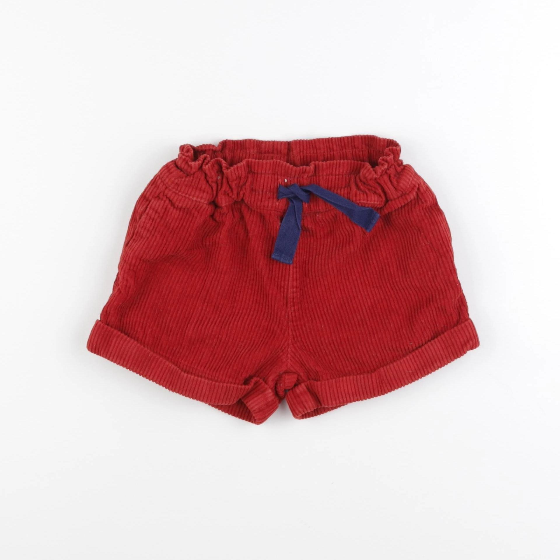 Petit Bateau - short rouge - 3 ans