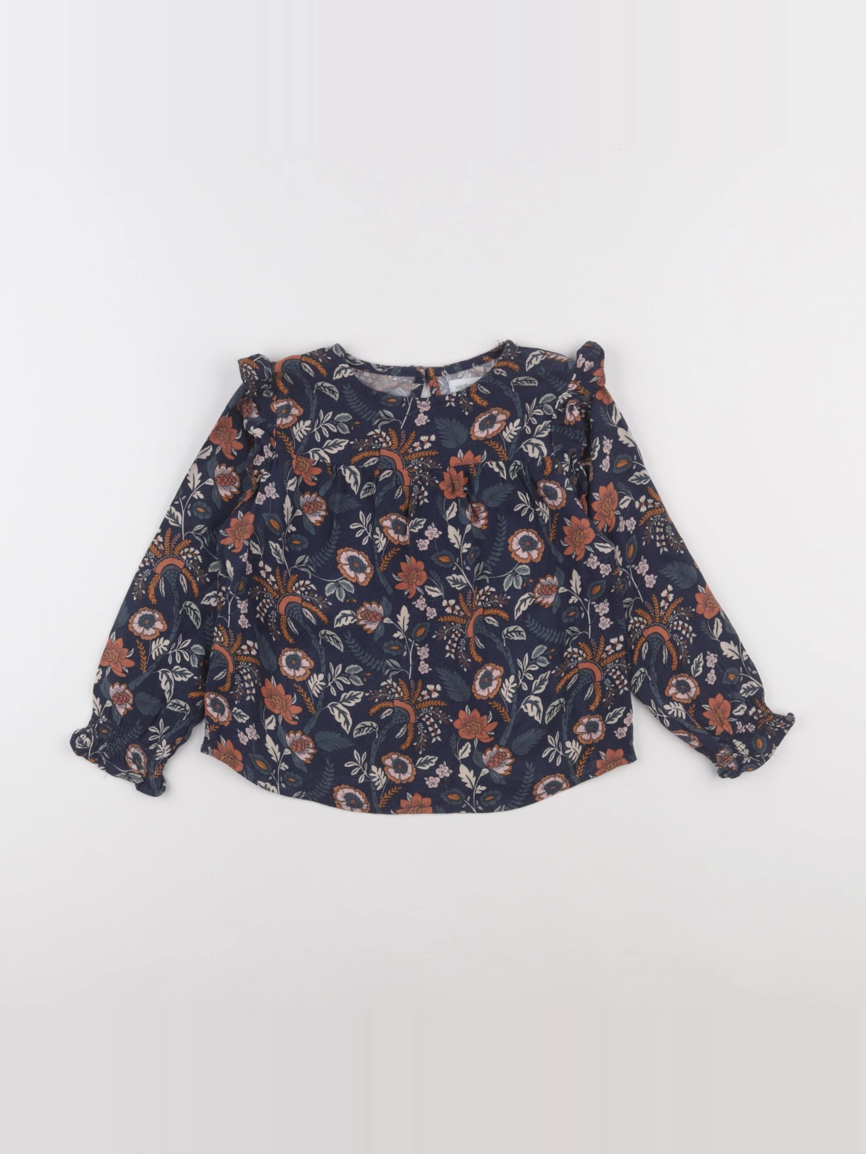 Vertbaudet - blouse bleu - 4 ans