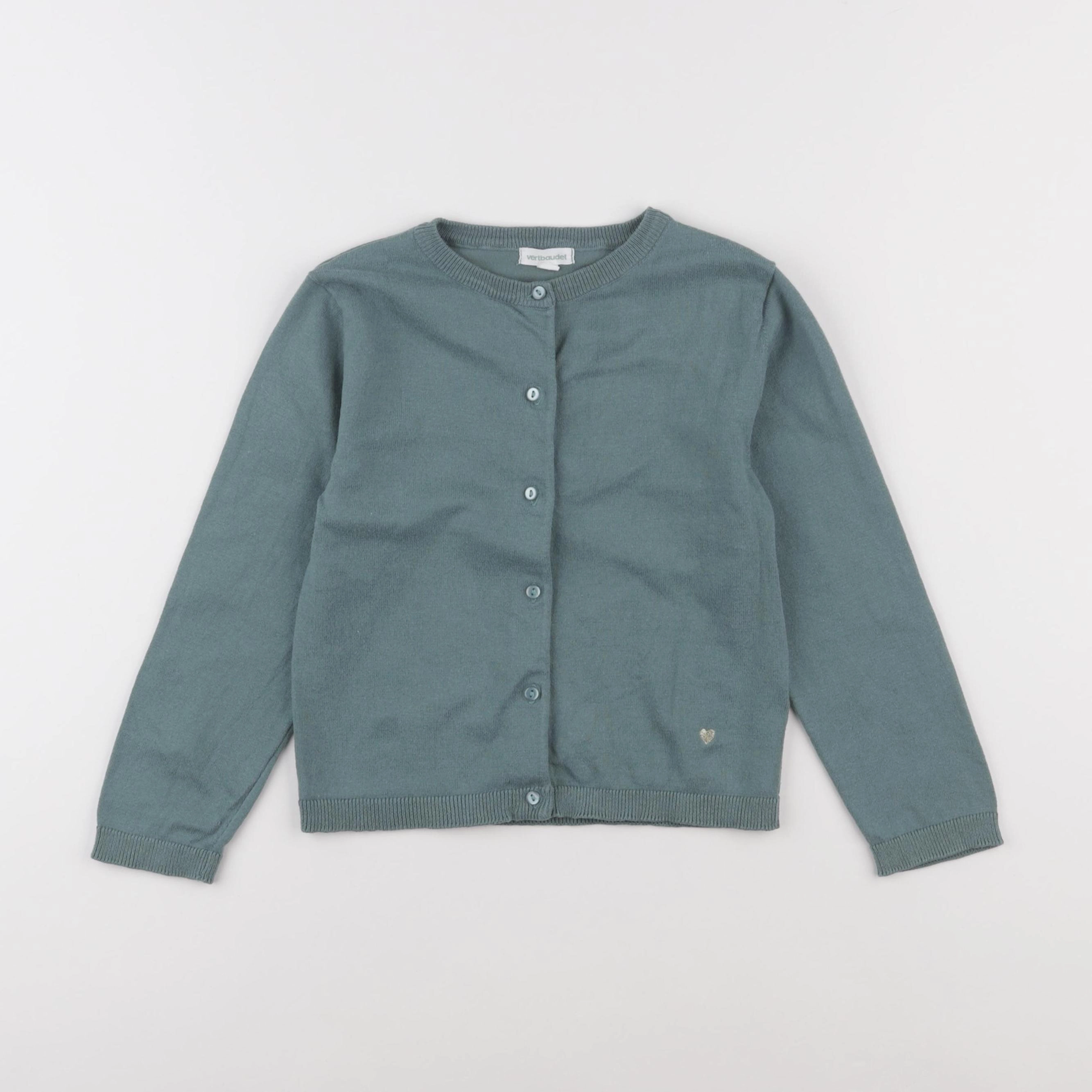 Vertbaudet - gilet vert - 6 ans