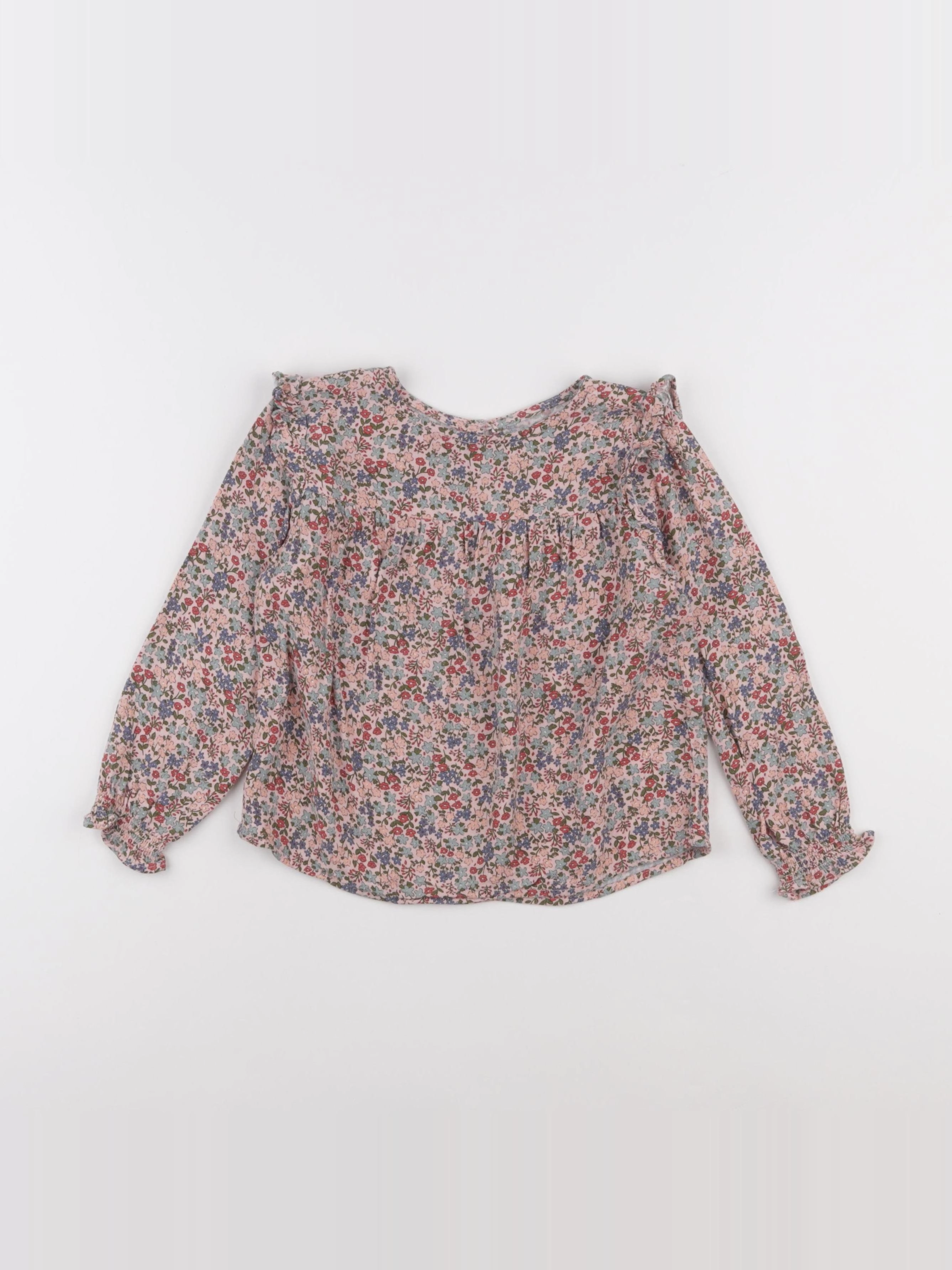 Vertbaudet - blouse rose - 4 ans