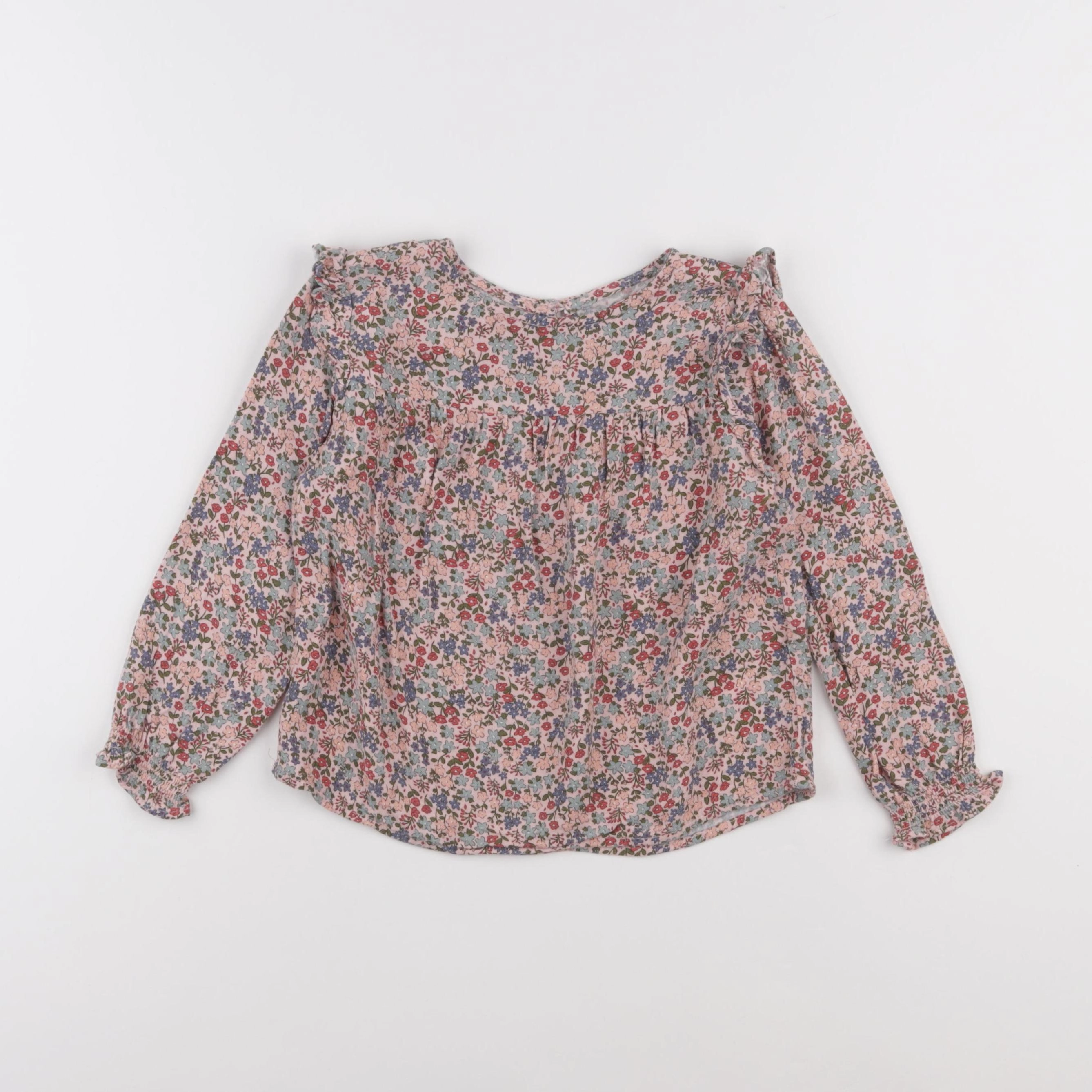 Vertbaudet - blouse rose - 4 ans