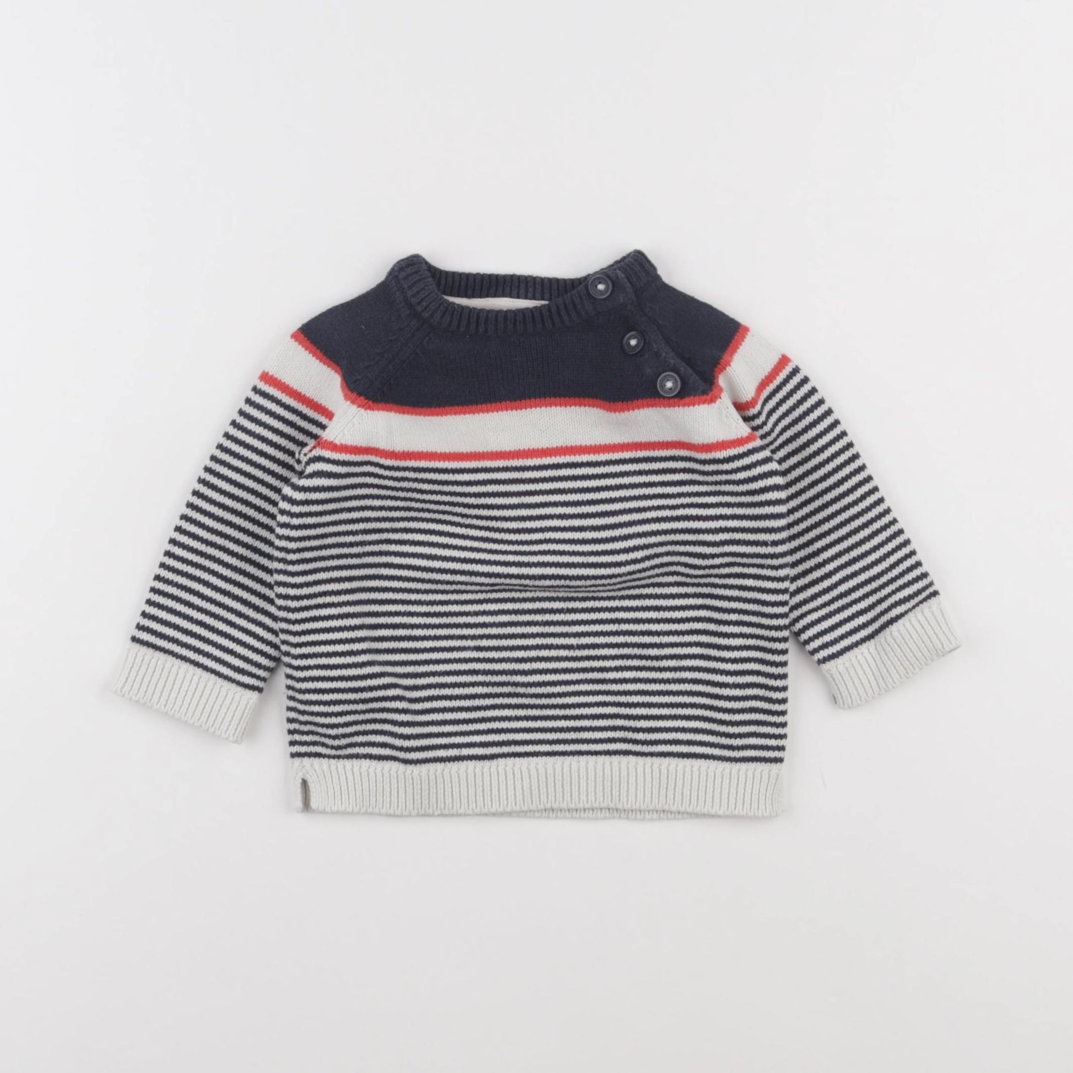 Tape à l'oeil - pull bleu - 6 mois