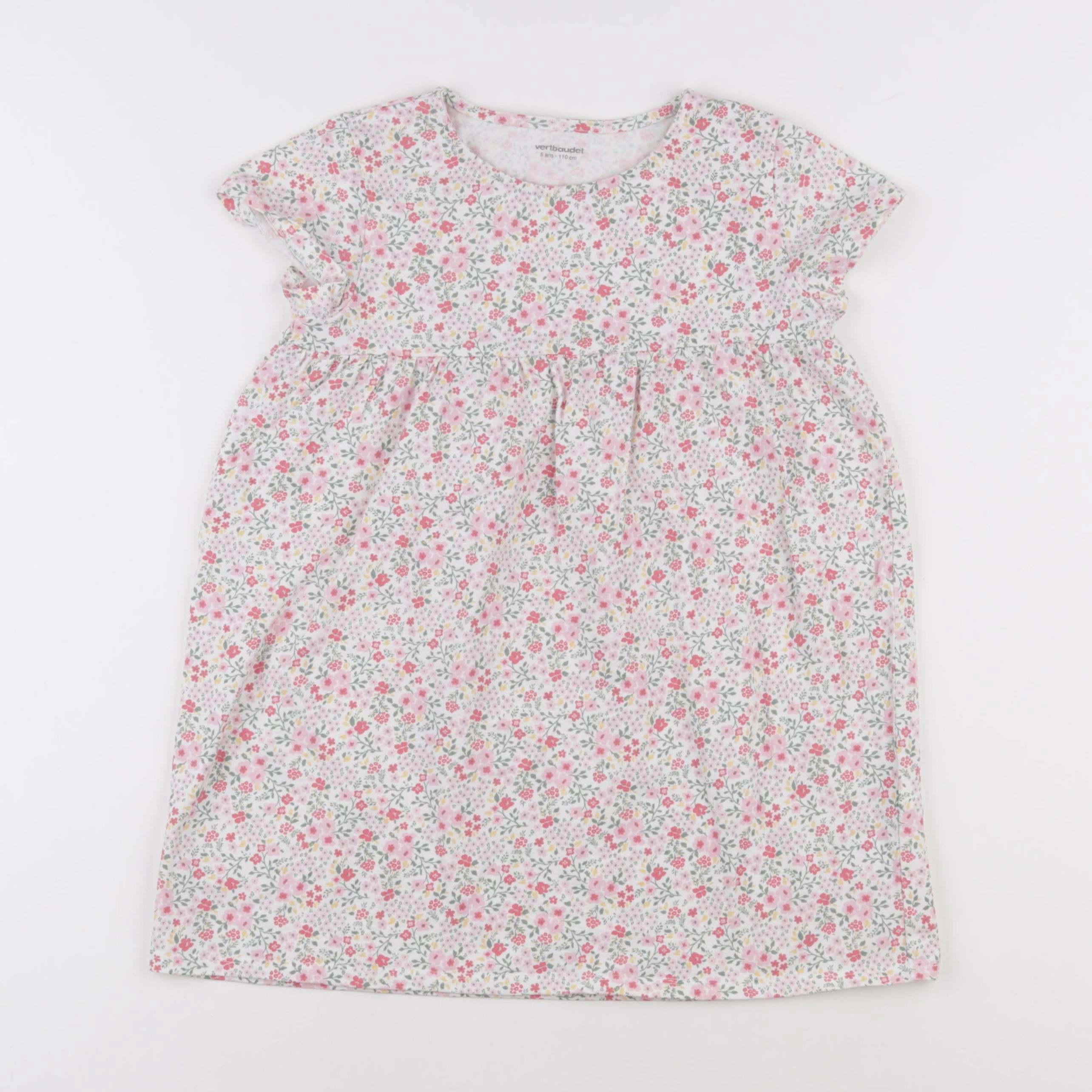 Vertbaudet - robe rose - 5 ans