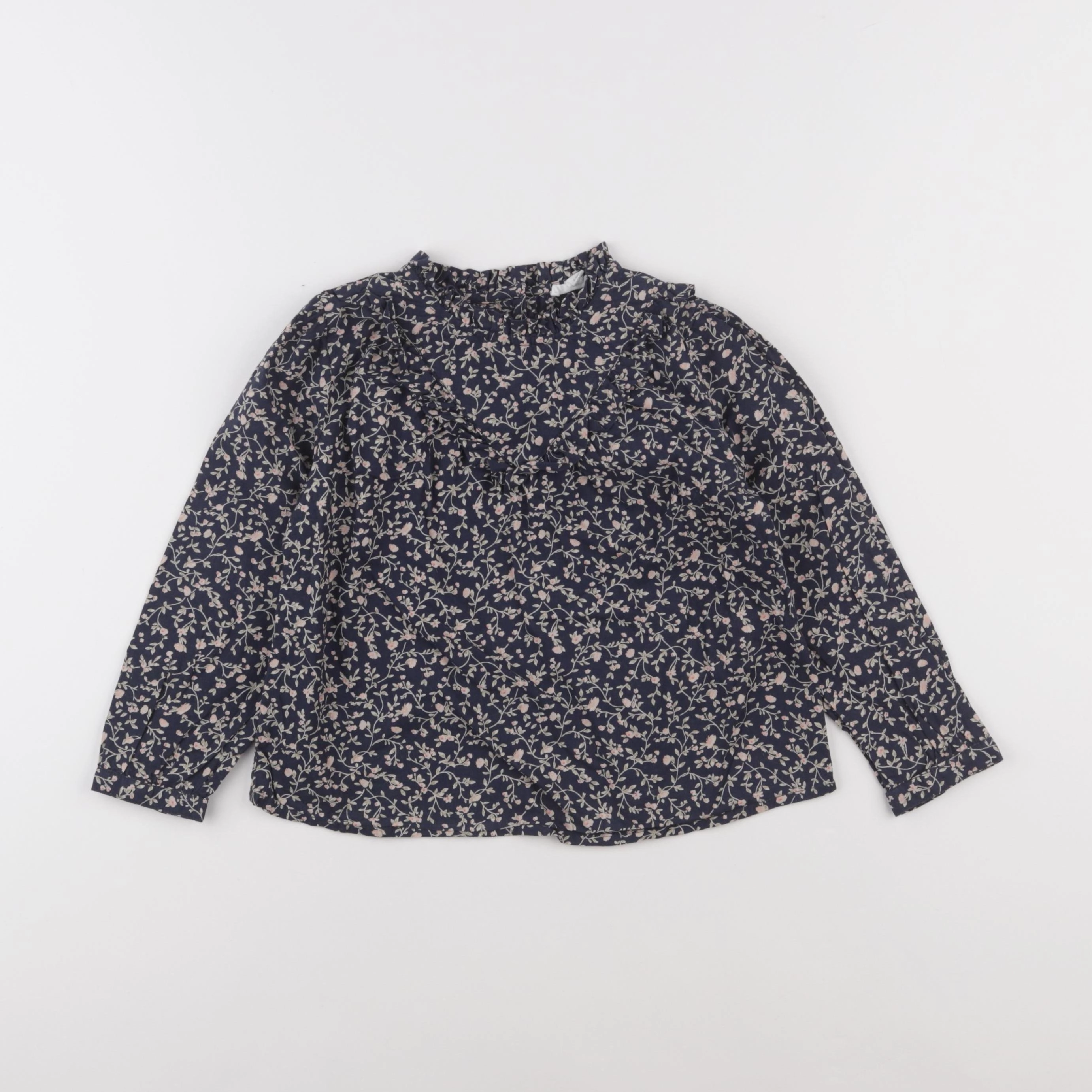 Vertbaudet - blouse bleu - 4 ans