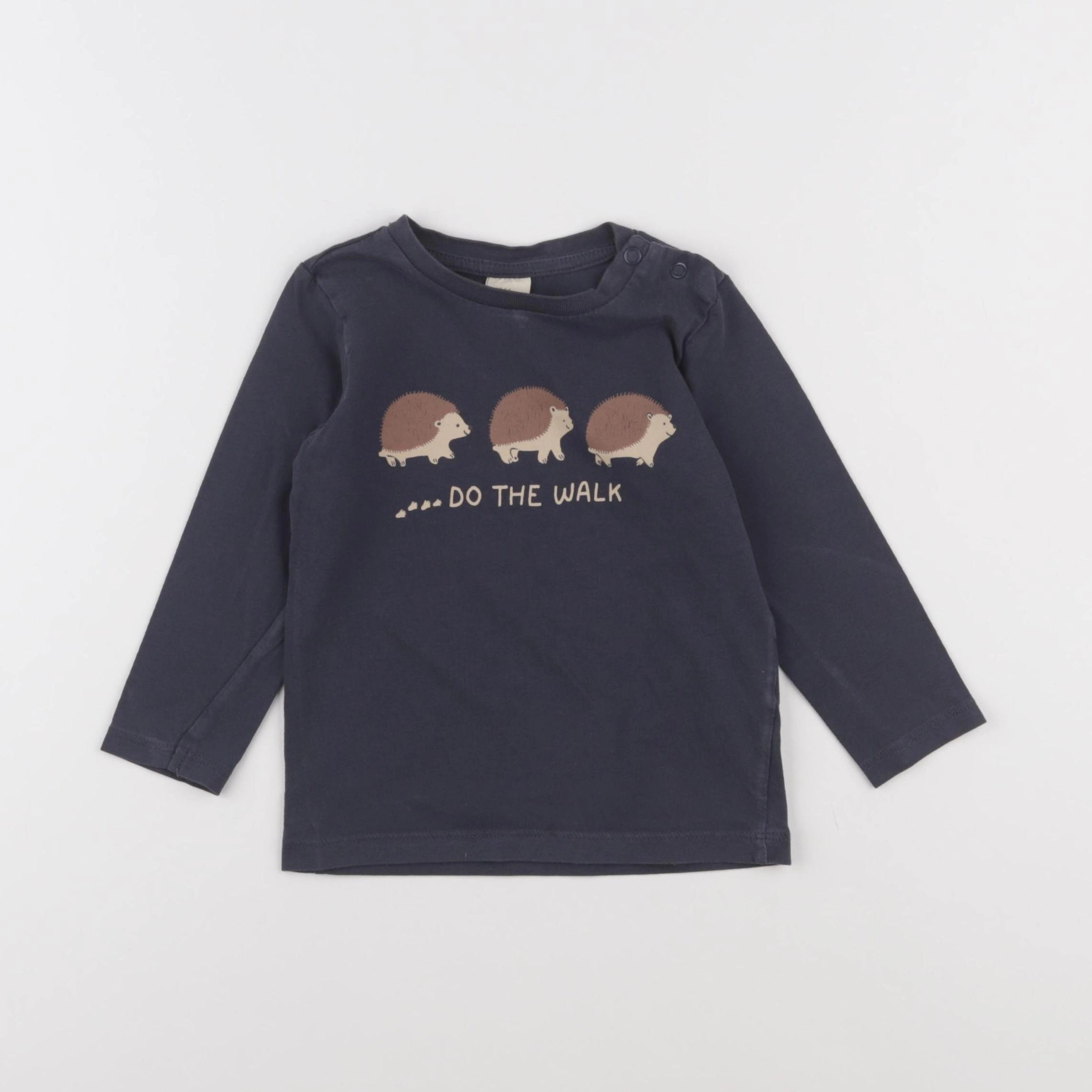 H&M - tee-shirt bleu - 18 mois