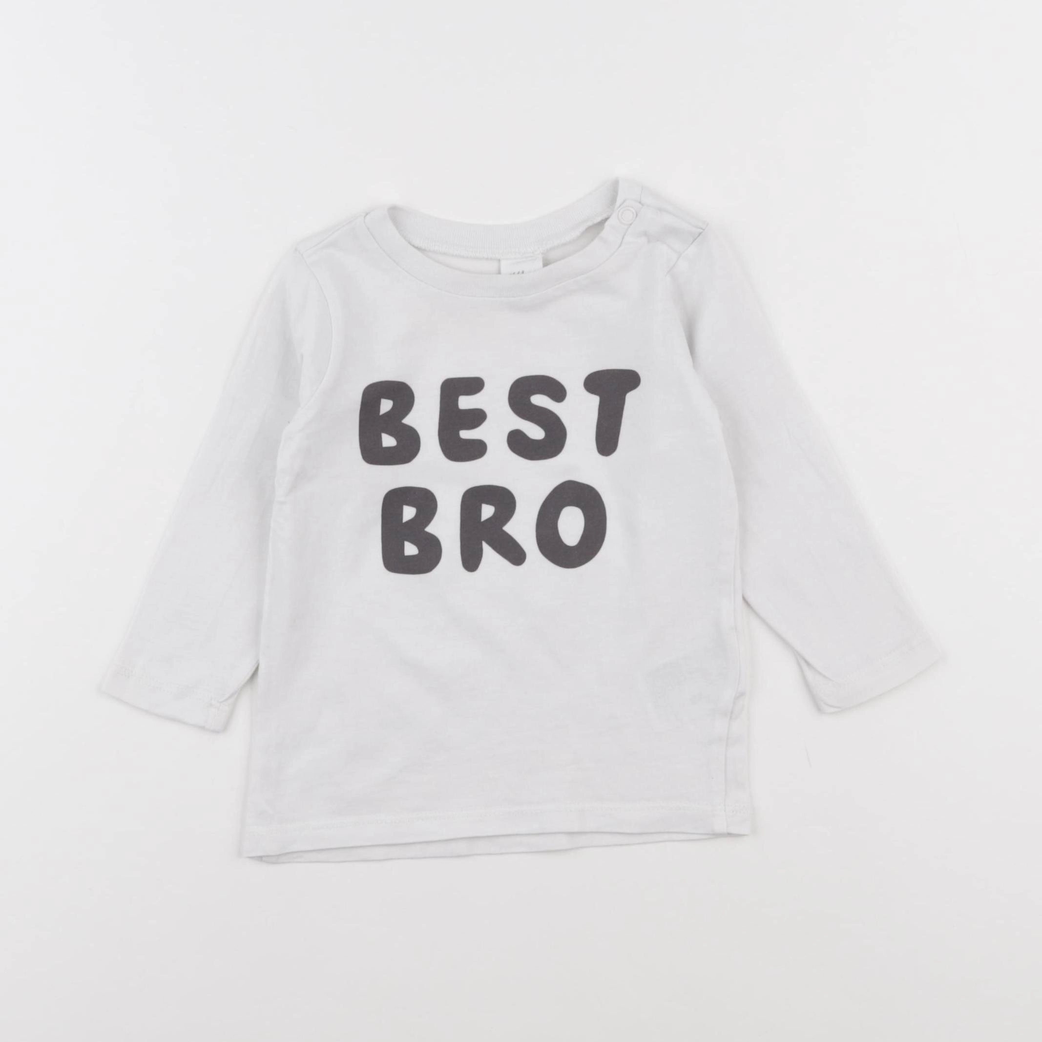 H&M - tee-shirt blanc - 9 mois