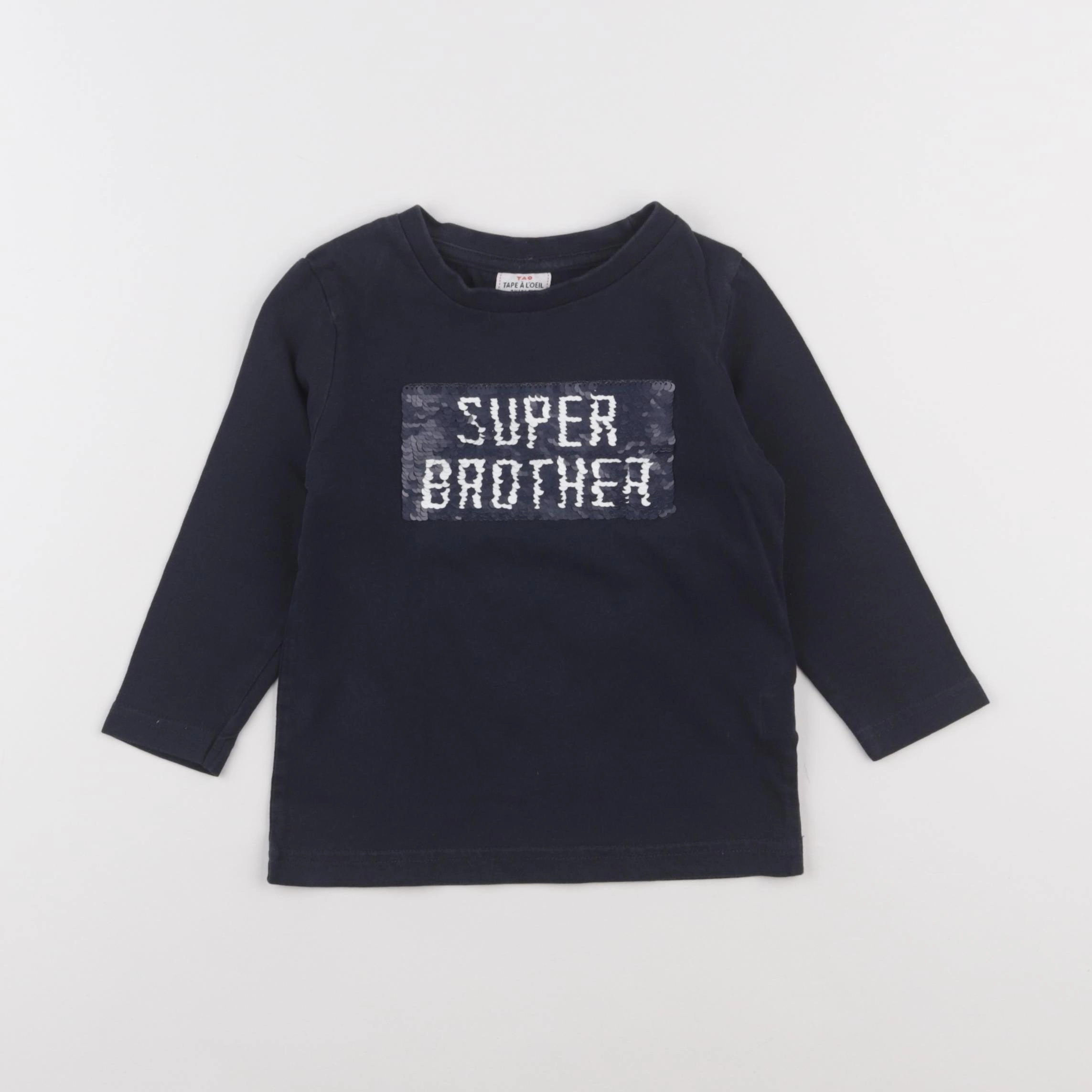 Tape à l'oeil - tee-shirt bleu - 2 ans