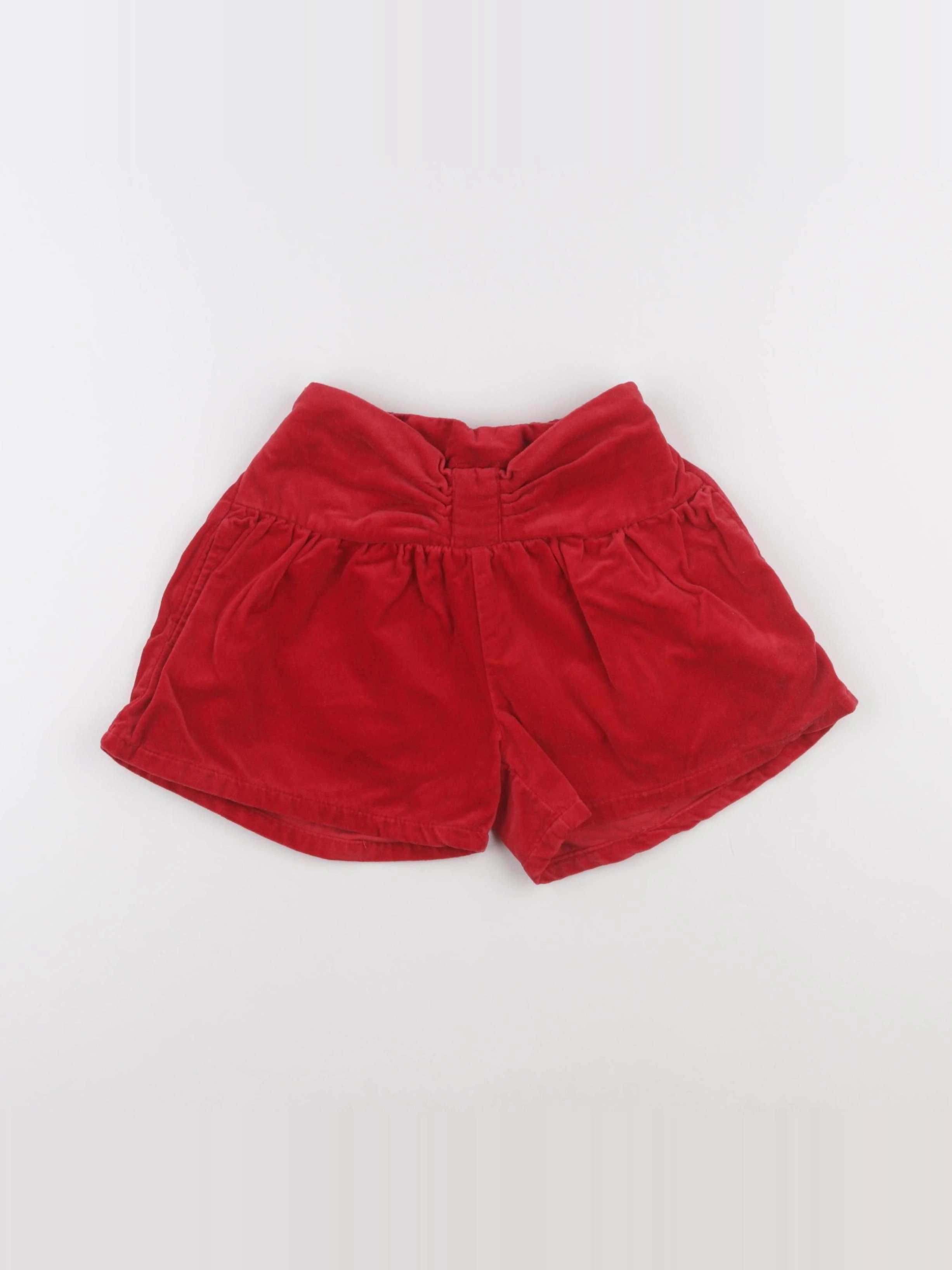 Vertbaudet - short rouge - 6 ans