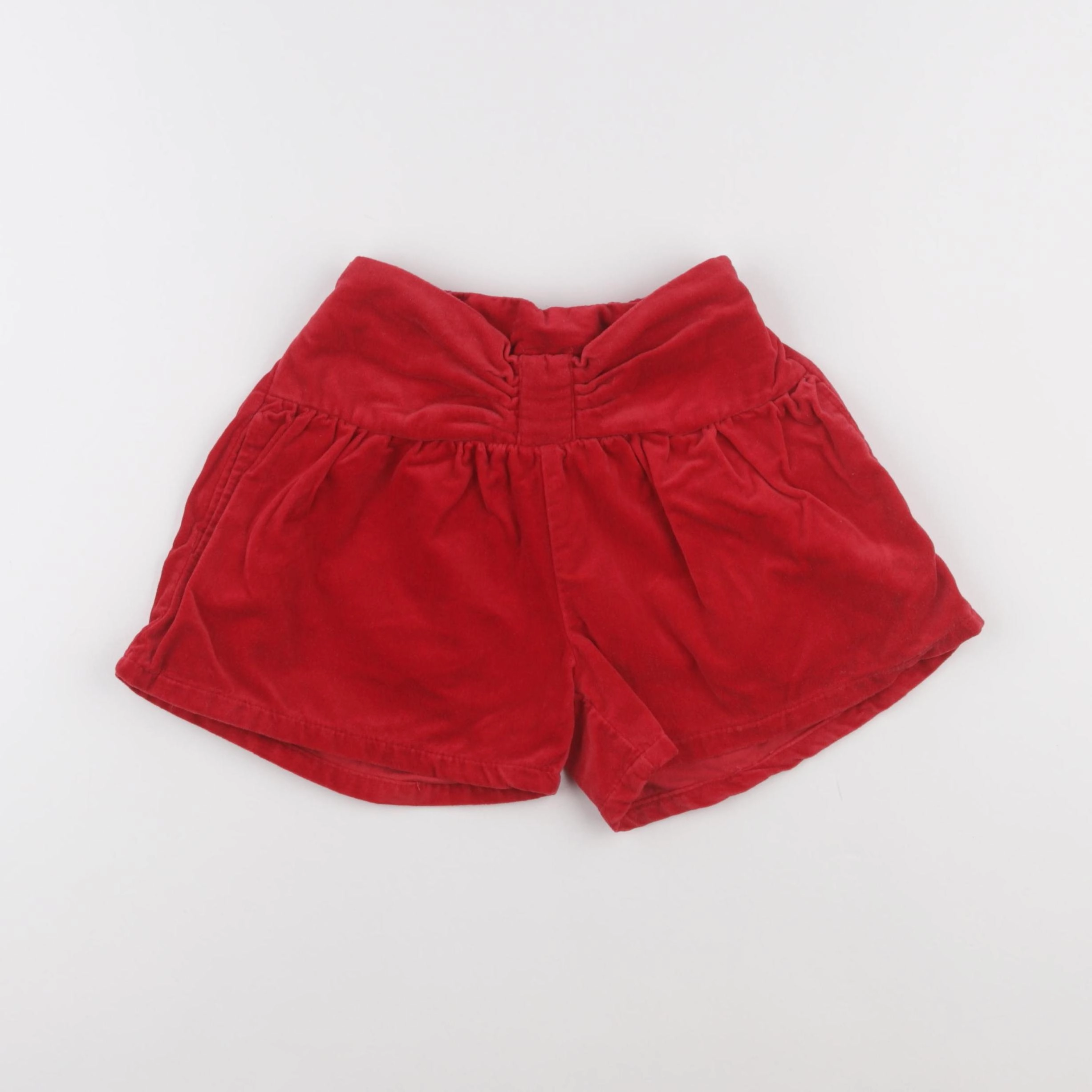 Vertbaudet - short rouge - 6 ans