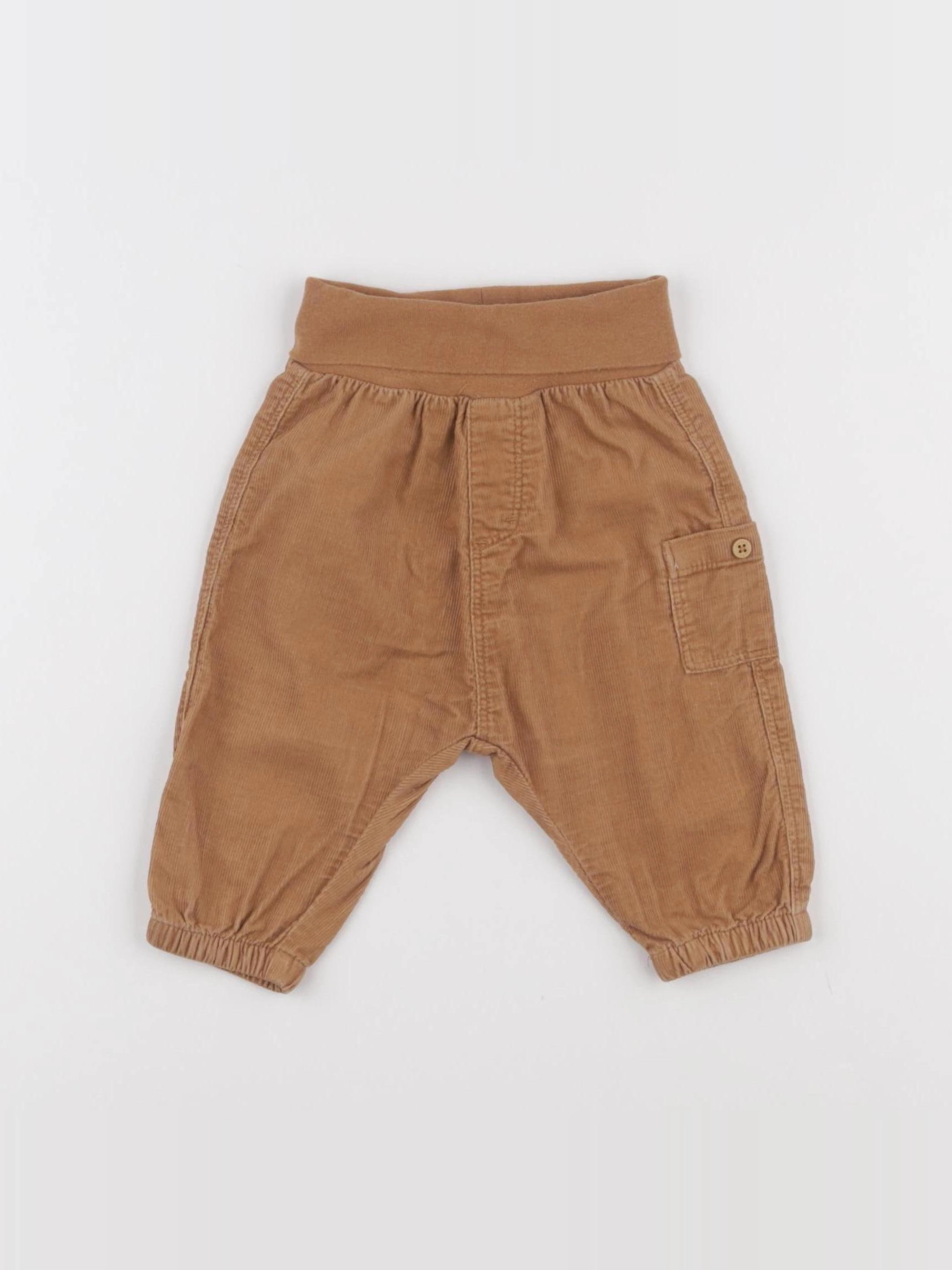 H&M - pantalon marron - 3 mois