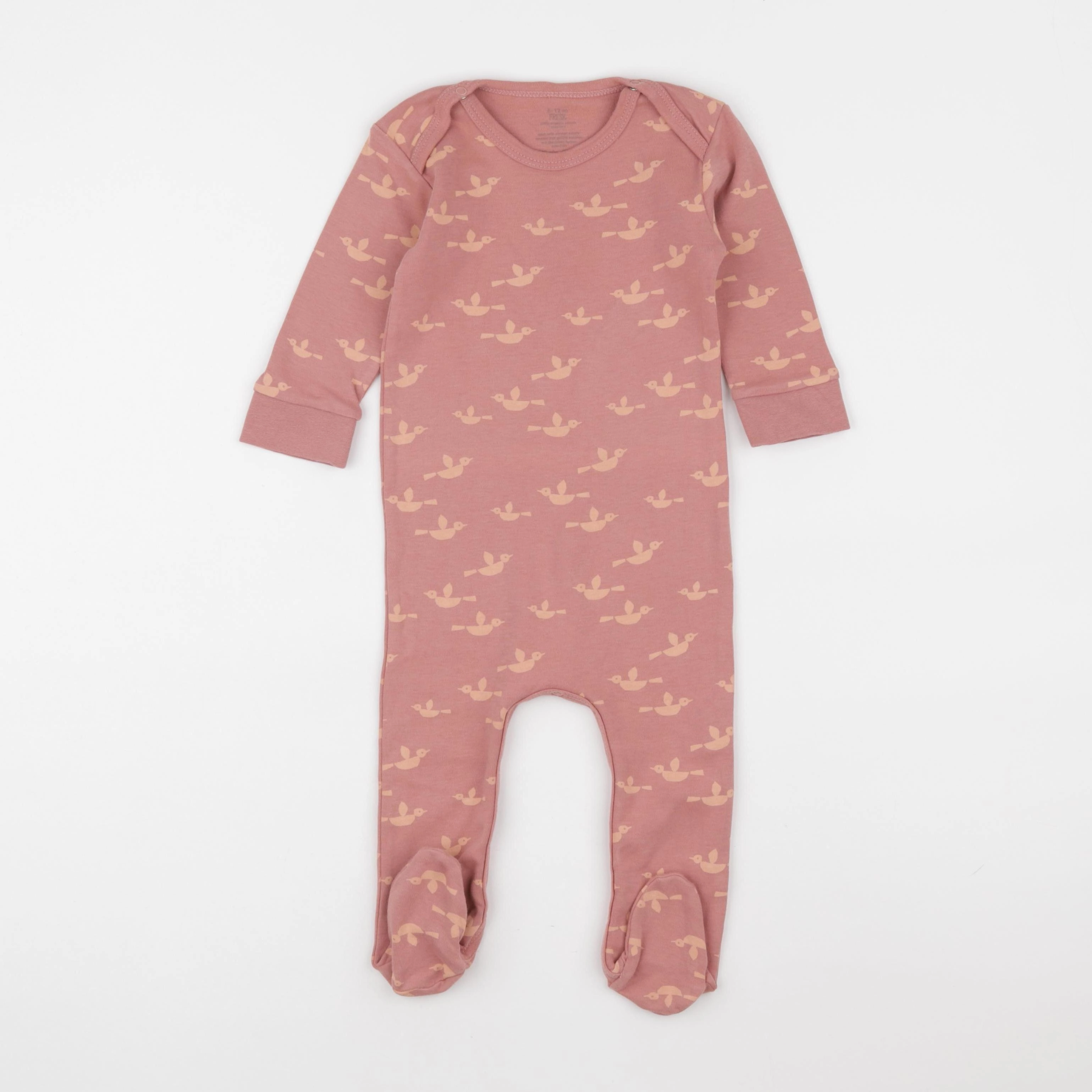 Fresk - pyjama coton rose - 6/12 mois