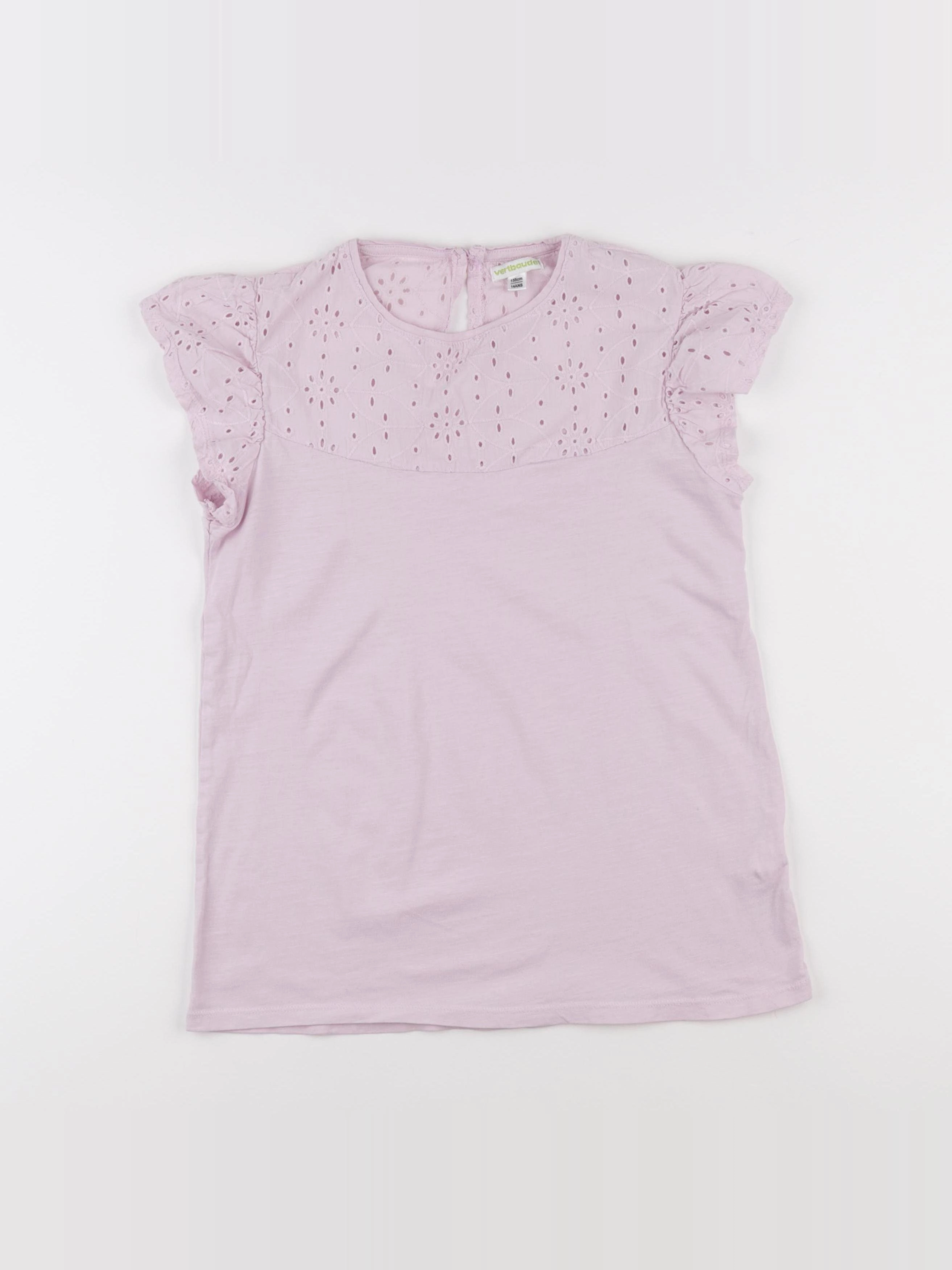 Vertbaudet - tee-shirt rose - 14 ans
