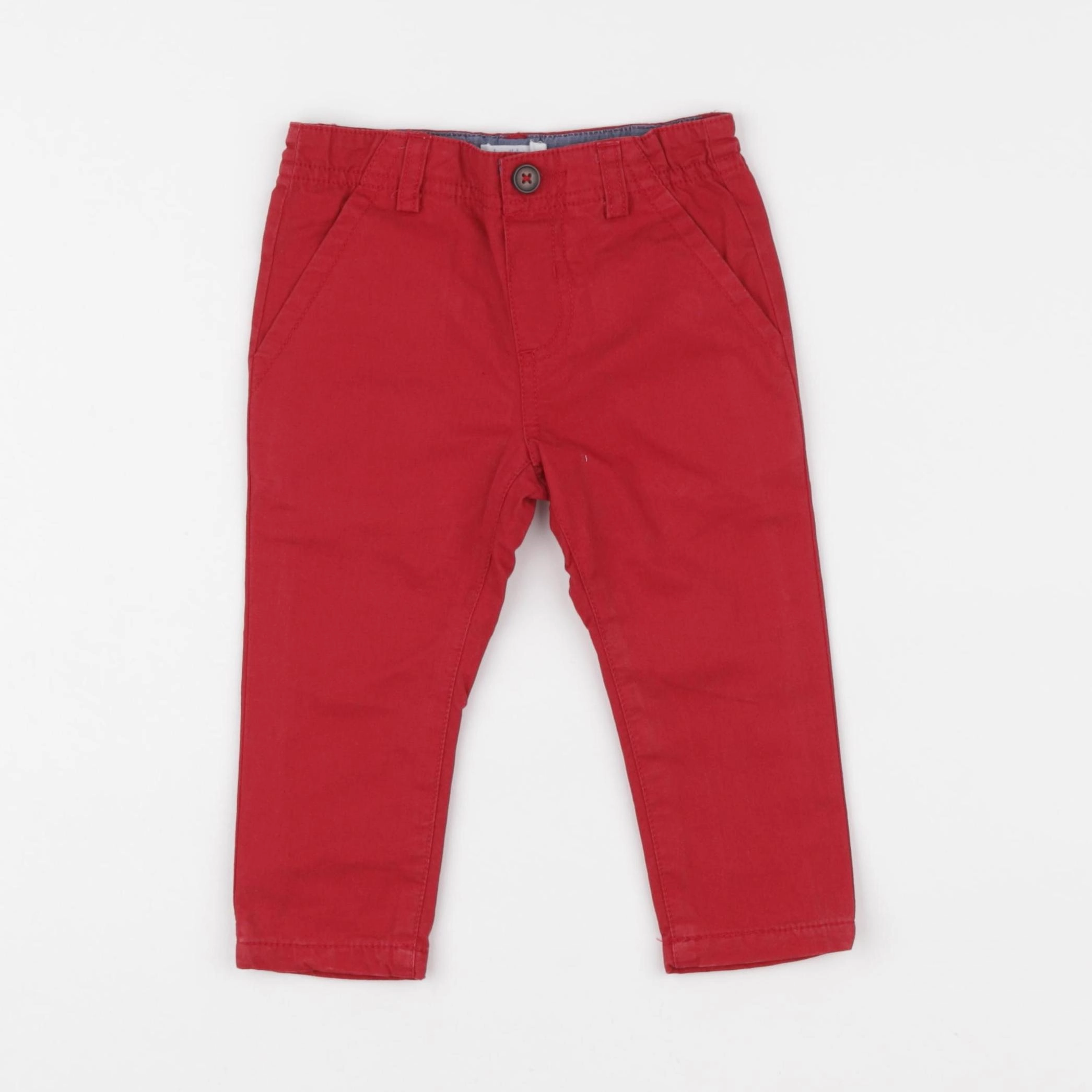 Boutchou - pantalon rouge - 9 mois