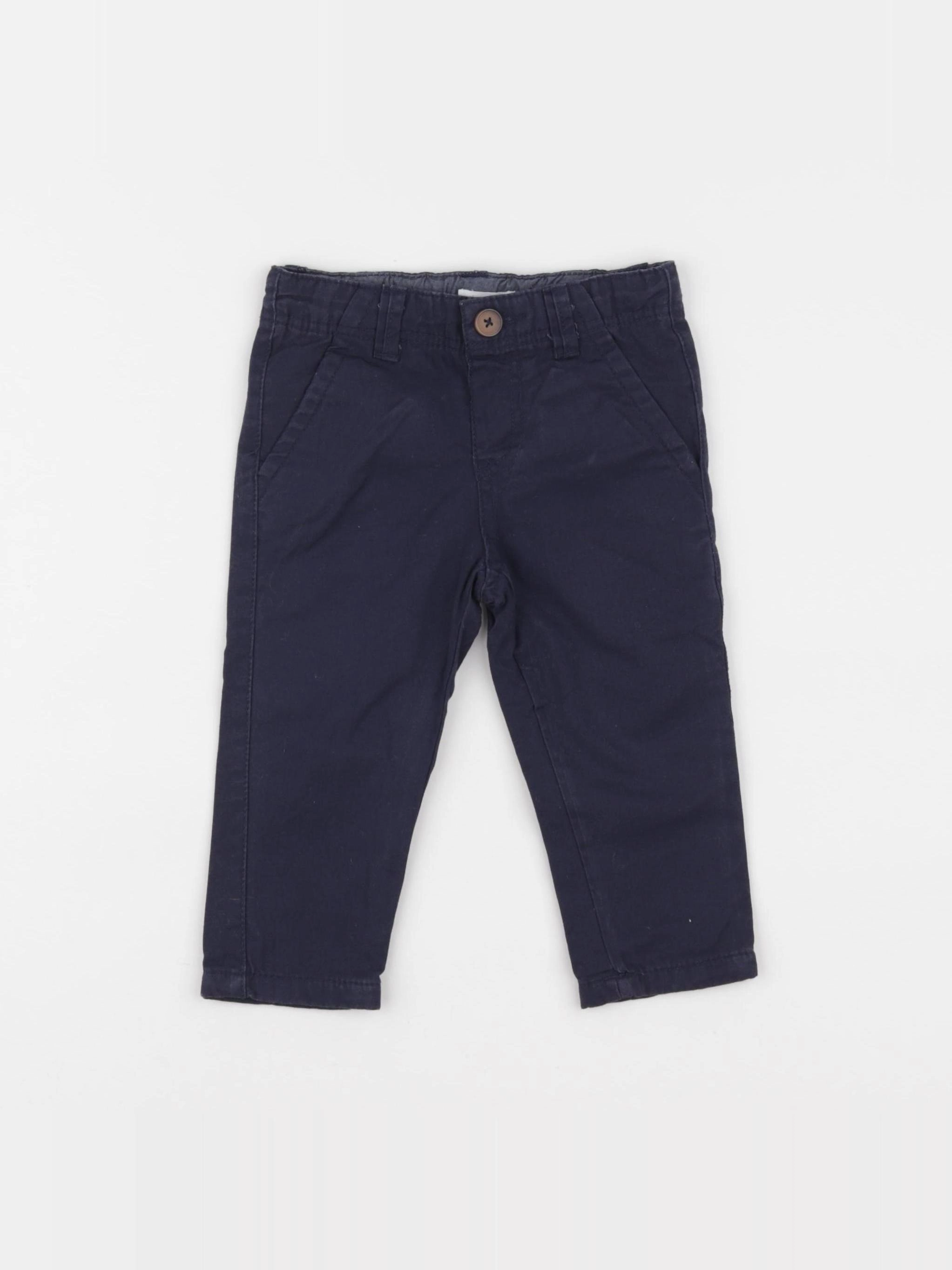 Boutchou - pantalon bleu - 9 mois