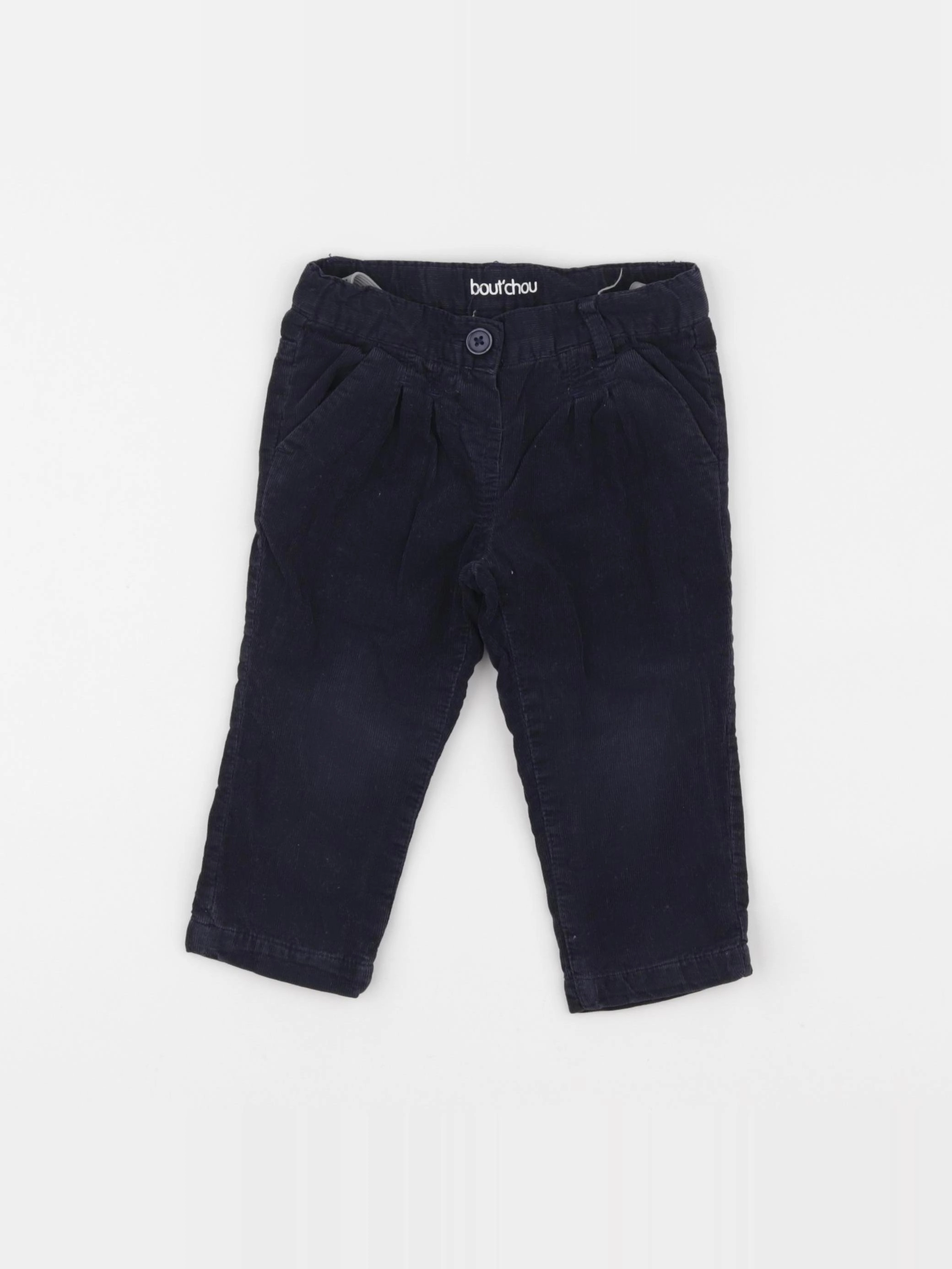 Boutchou - pantalon bleu - 9 mois
