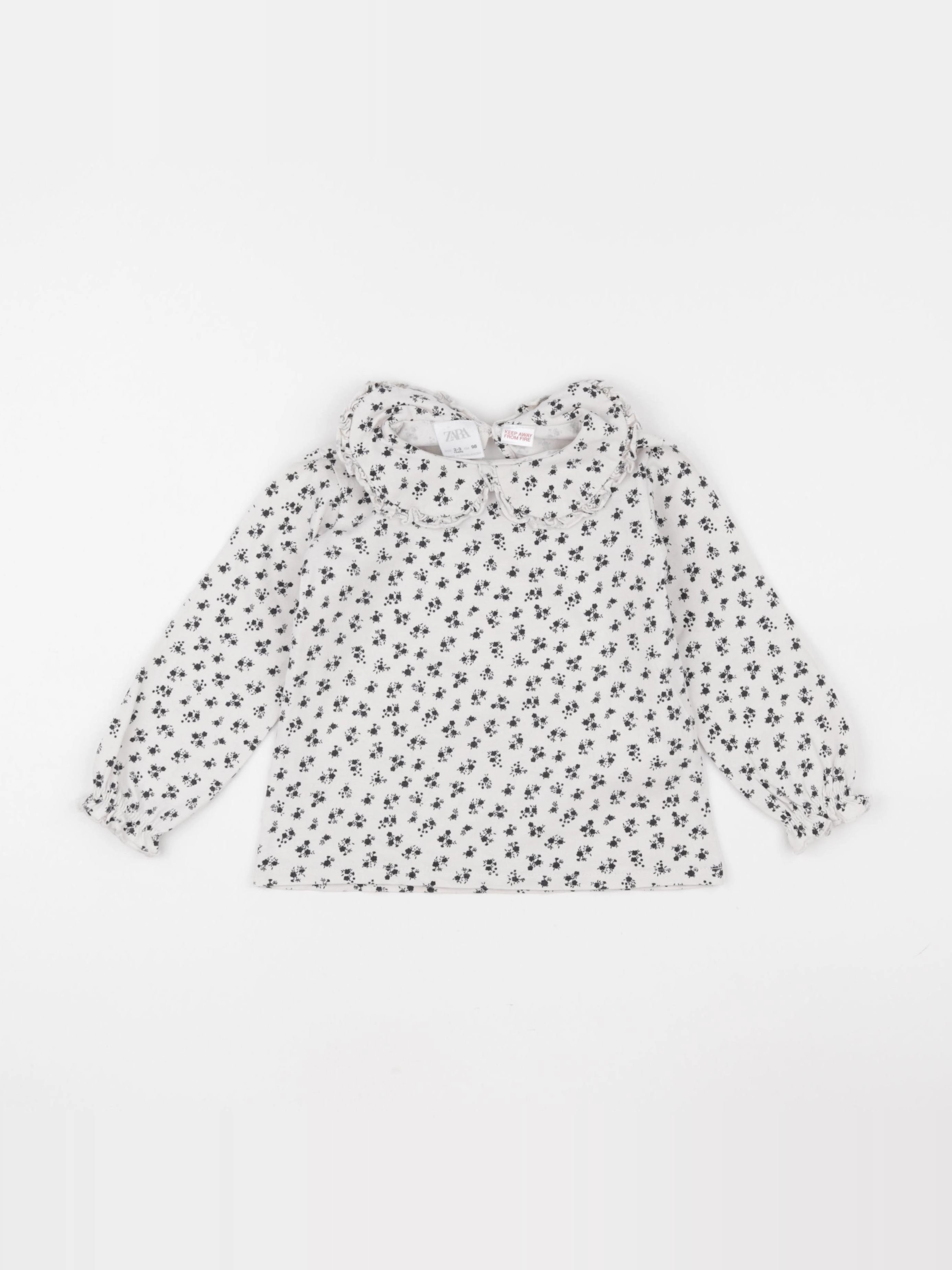 Zara - tee-shirt beige - 2/3 ans