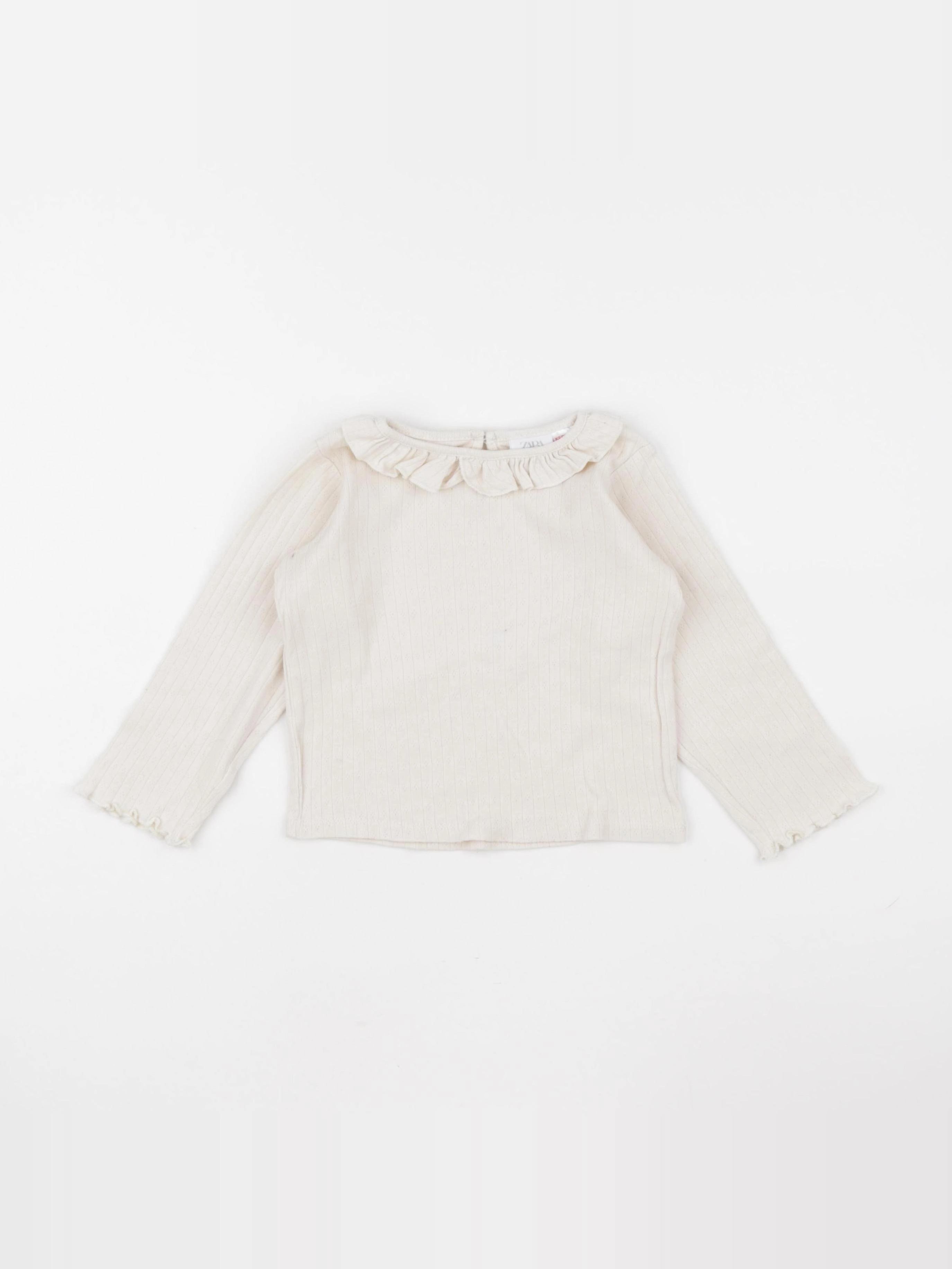 Zara - tee-shirt beige - 2/3 ans