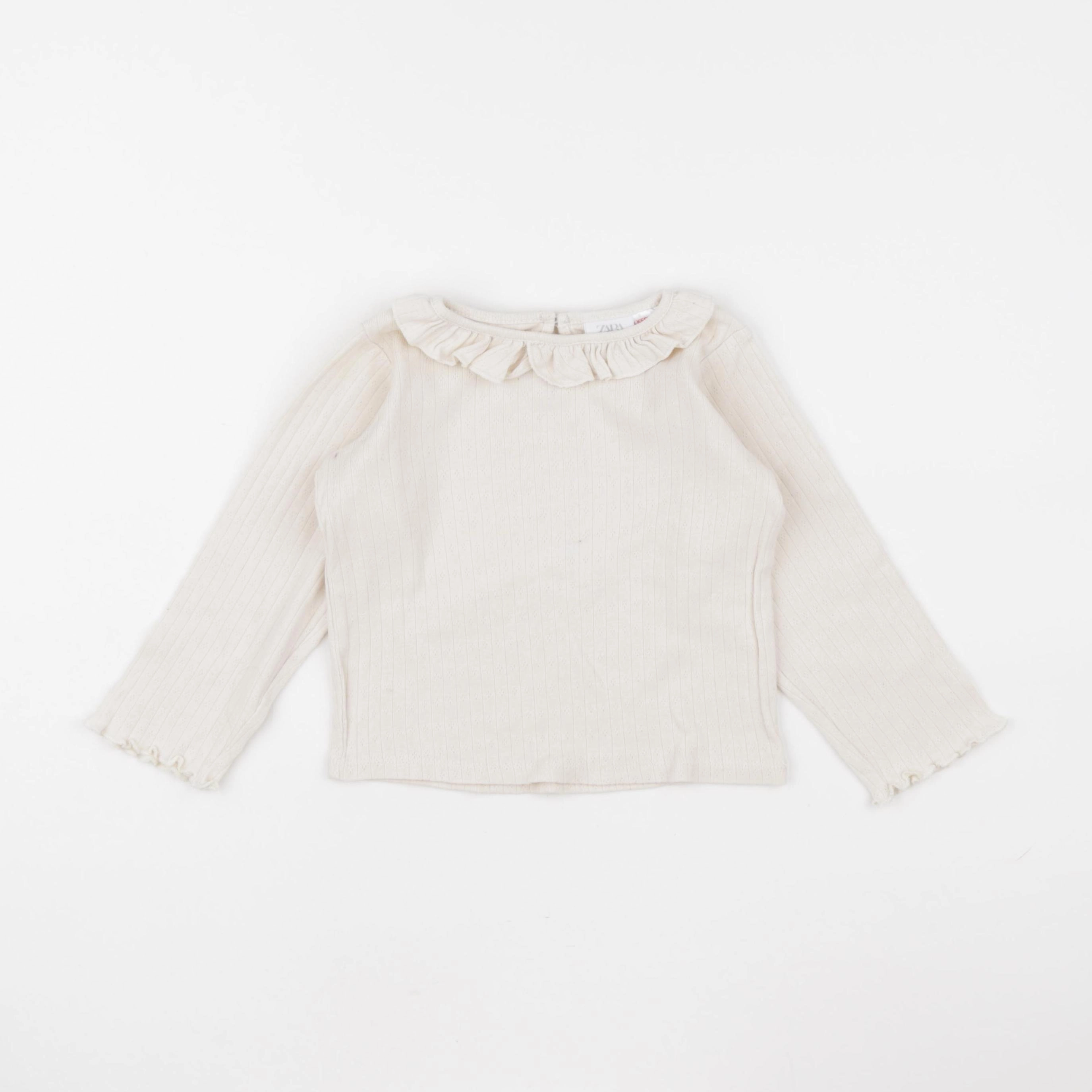 Zara - tee-shirt beige - 2/3 ans