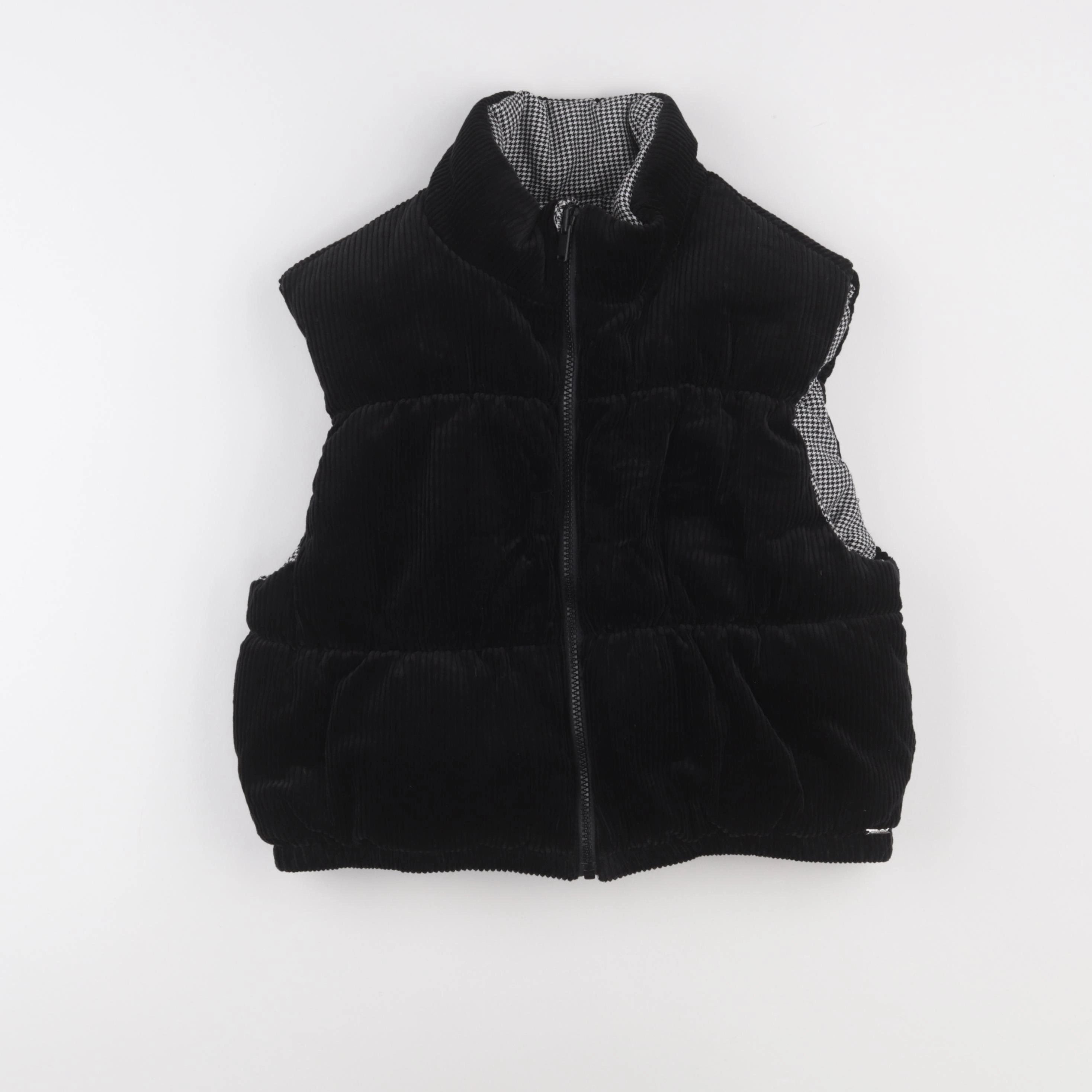 IKKS - doudoune velours réversible noir - 12 ans