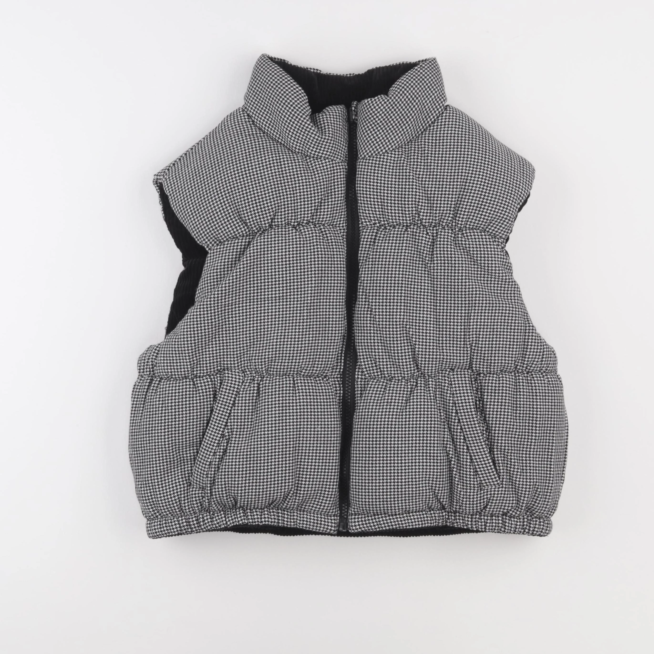 IKKS - doudoune velours réversible noir - 12 ans
