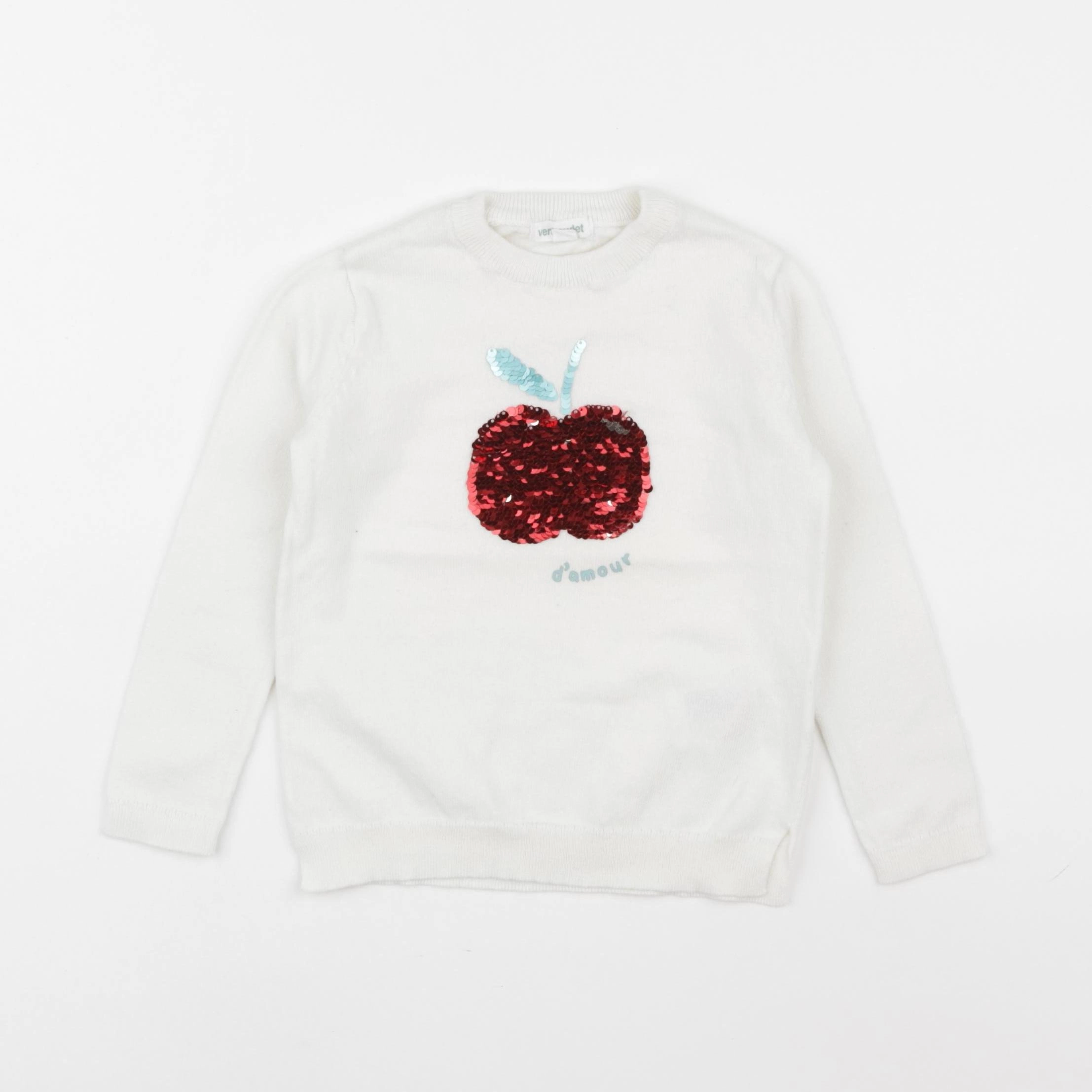 Vertbaudet - pull beige - 3 ans