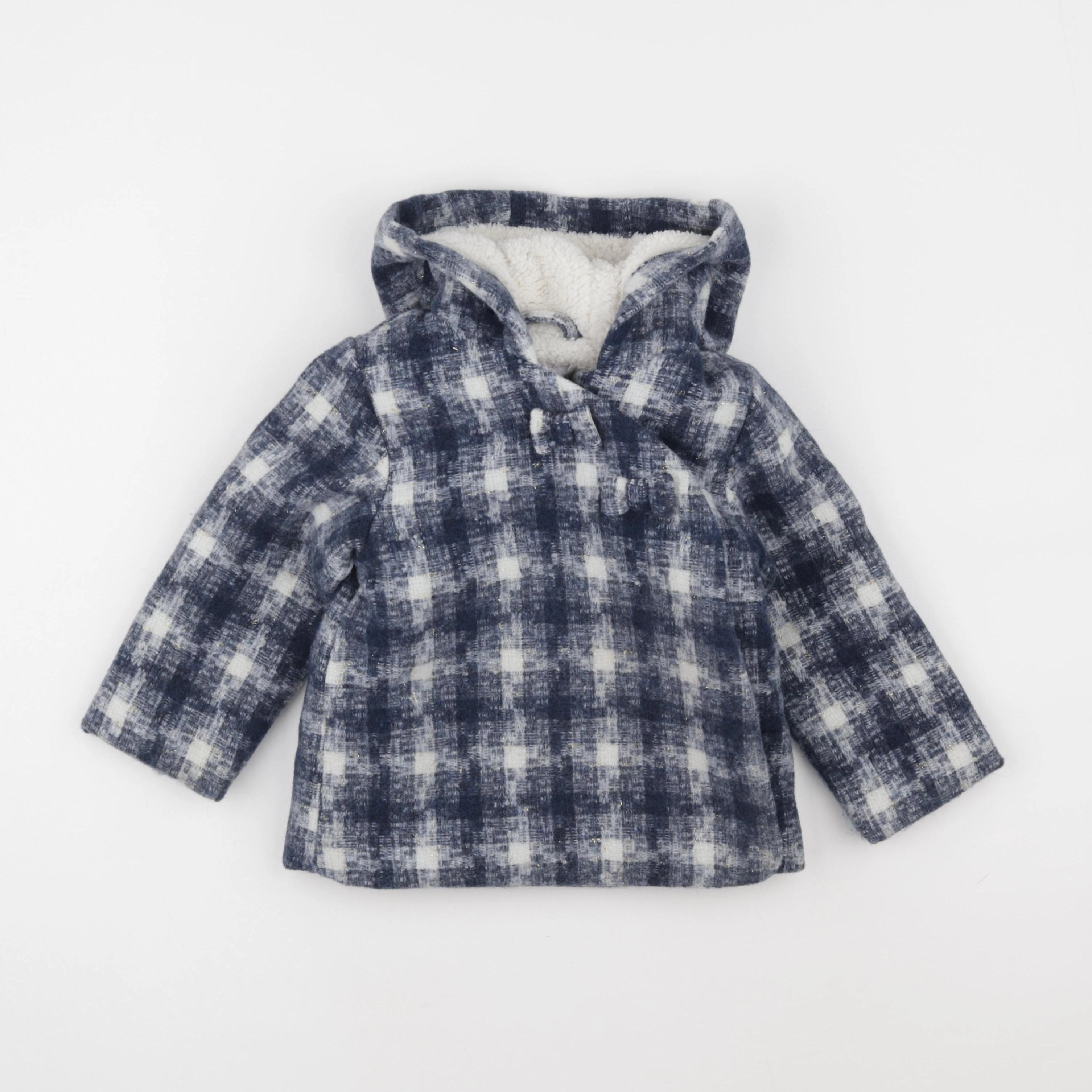 Vertbaudet - manteau bleu - 36 mois