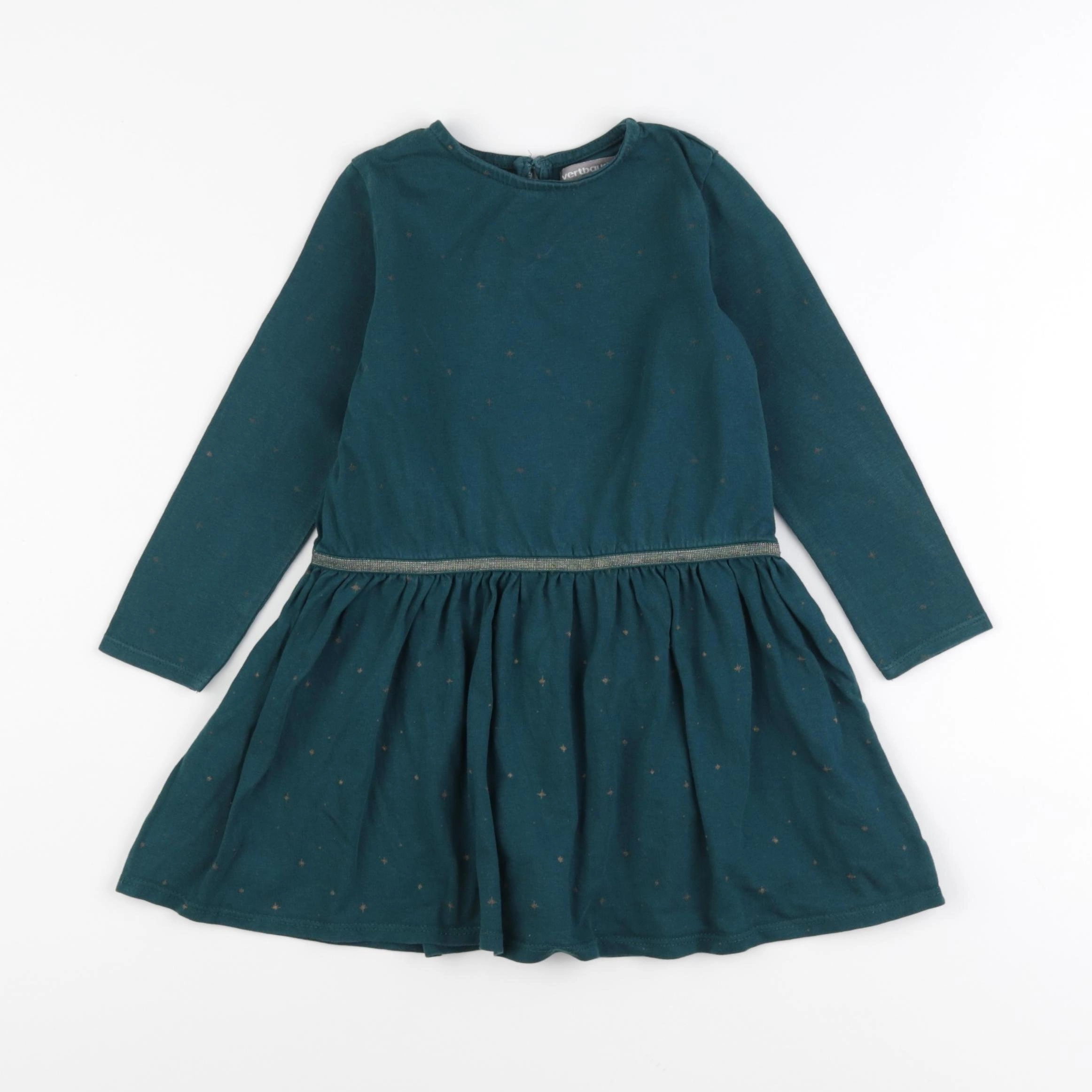 Vertbaudet - robe vert - 3 ans