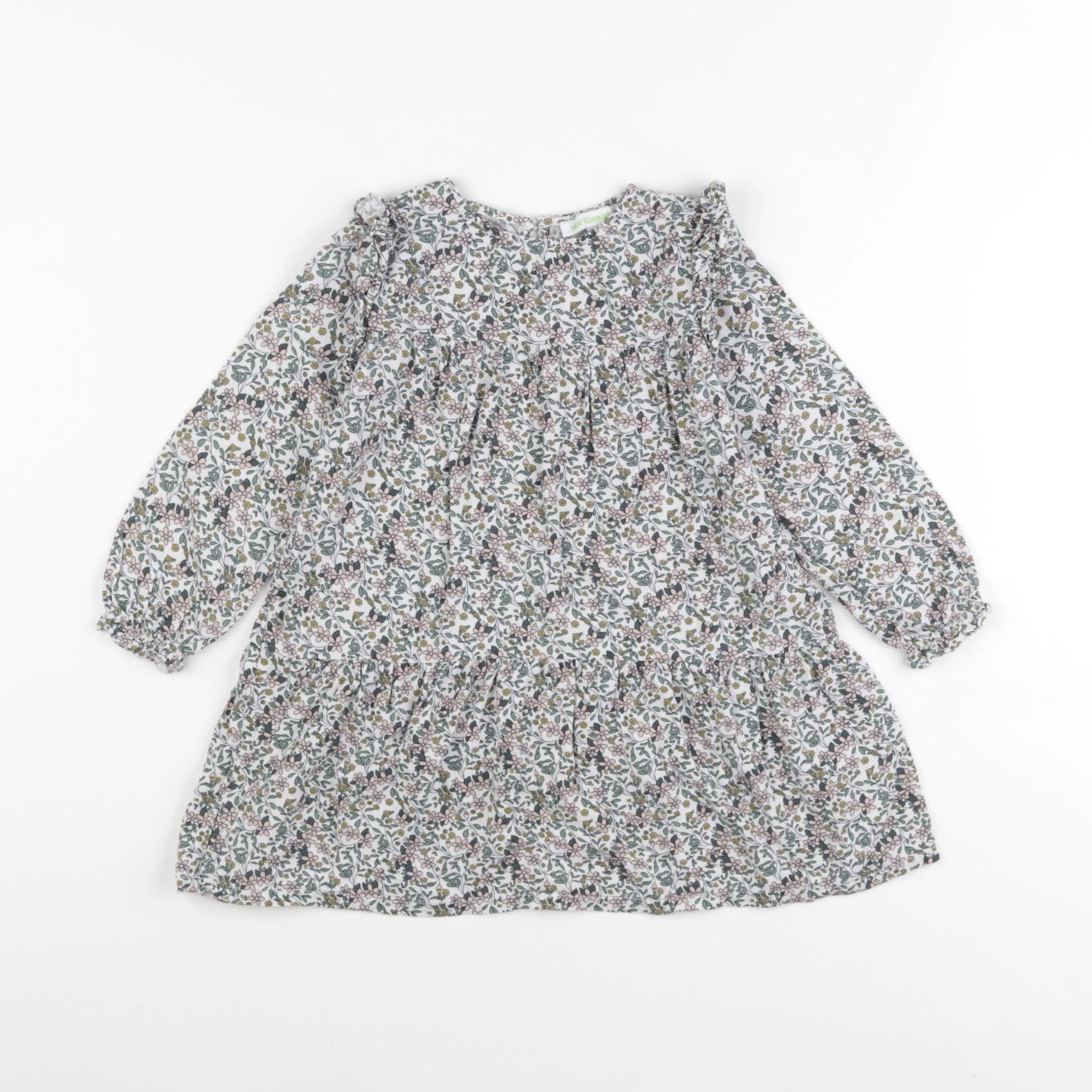 Vertbaudet - robe blanc - 3 ans