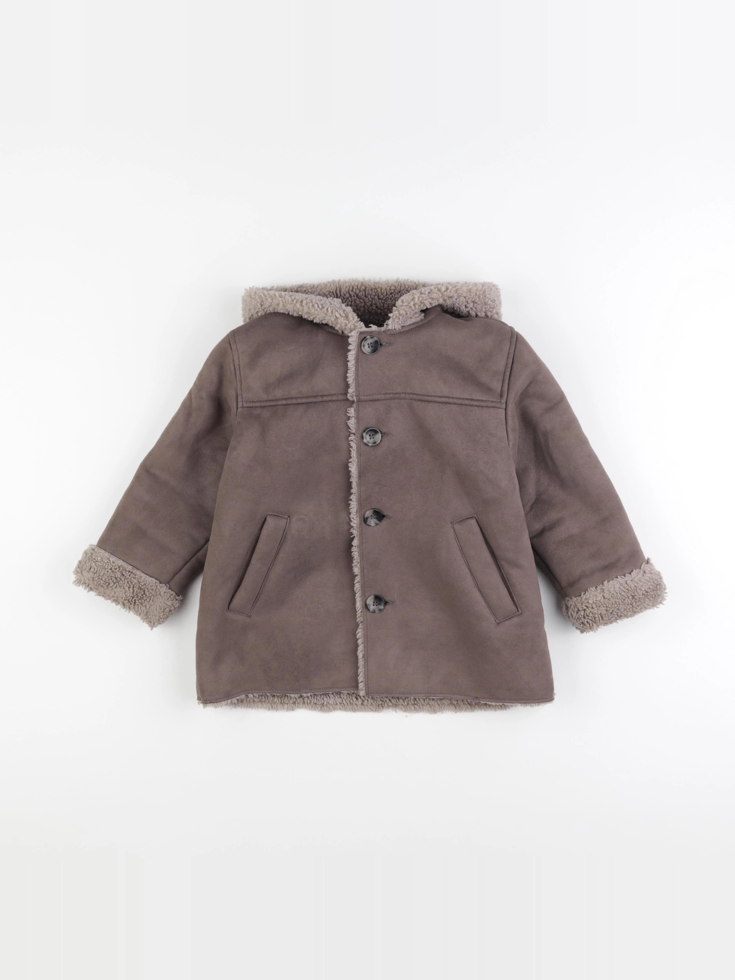 Zara - manteau gris - 3/4 ans