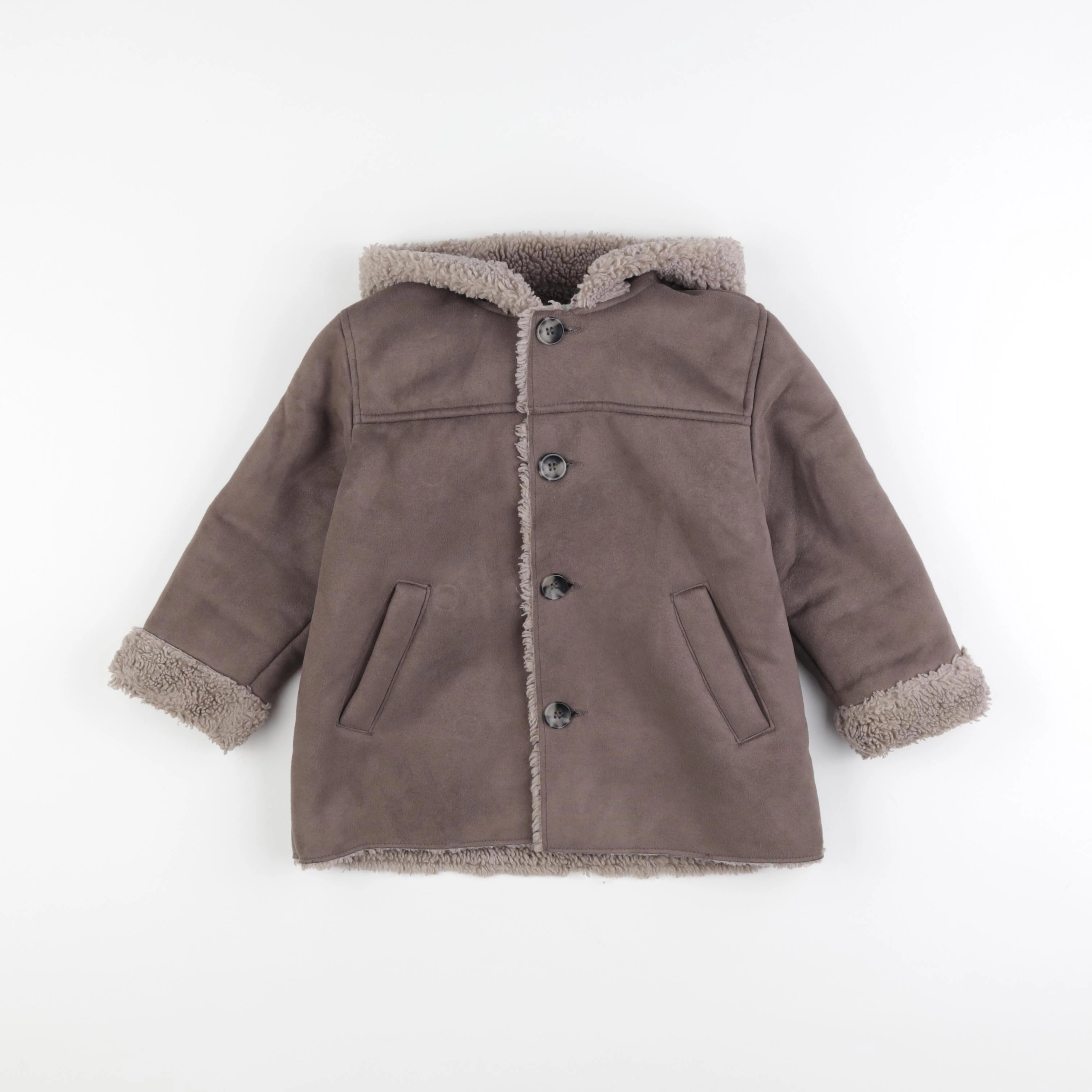 Zara - manteau gris - 3/4 ans