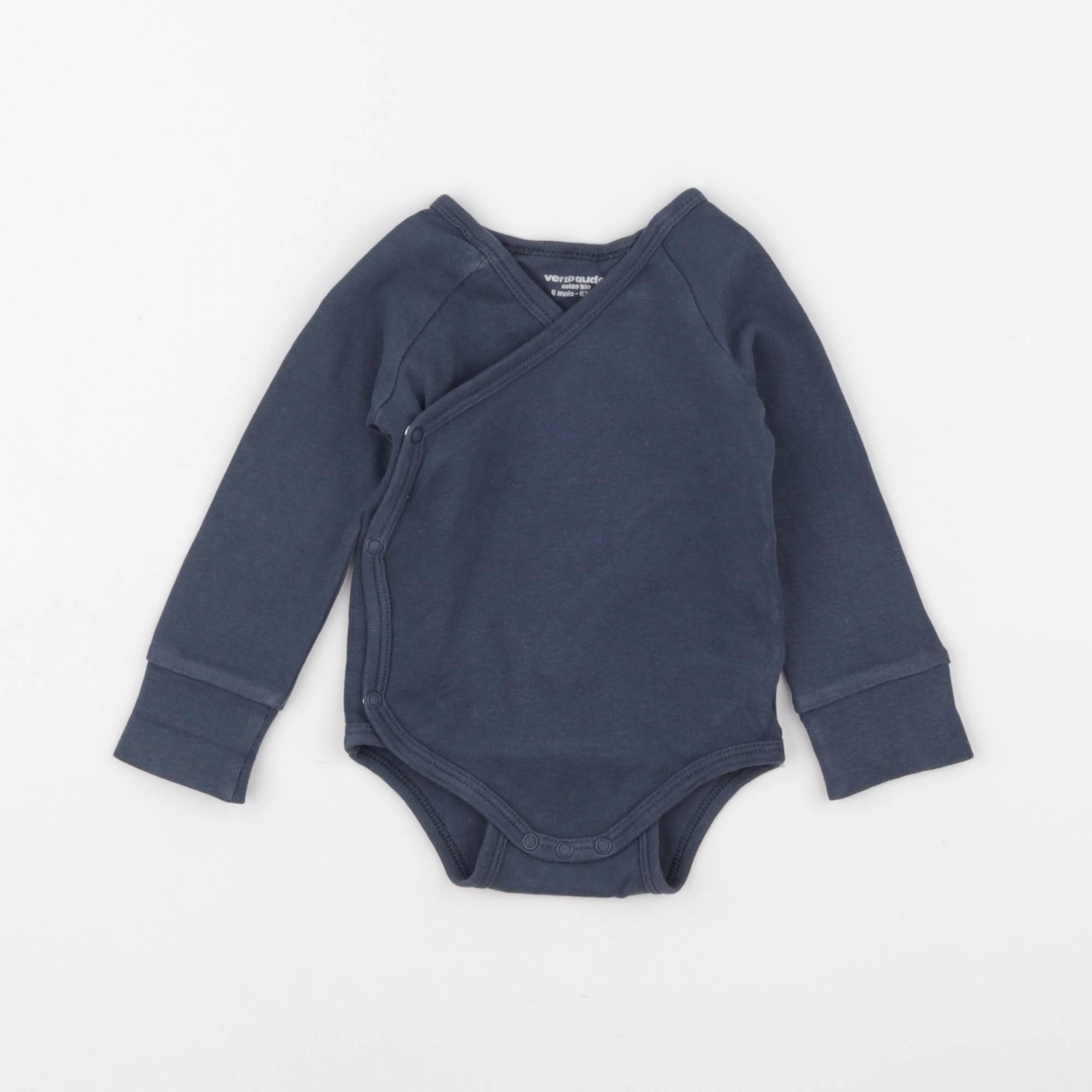 Vertbaudet - body bleu - 6 mois