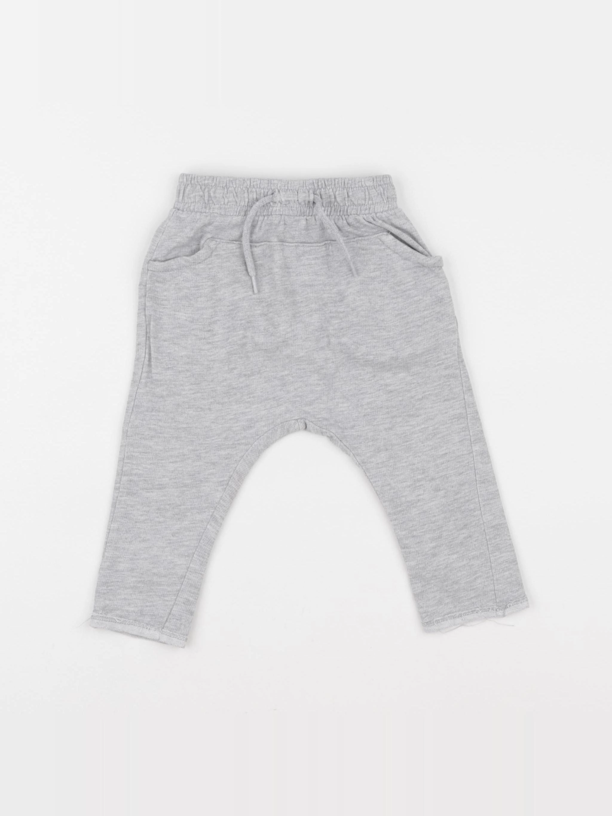 Vertbaudet - sarouel gris - 6 mois