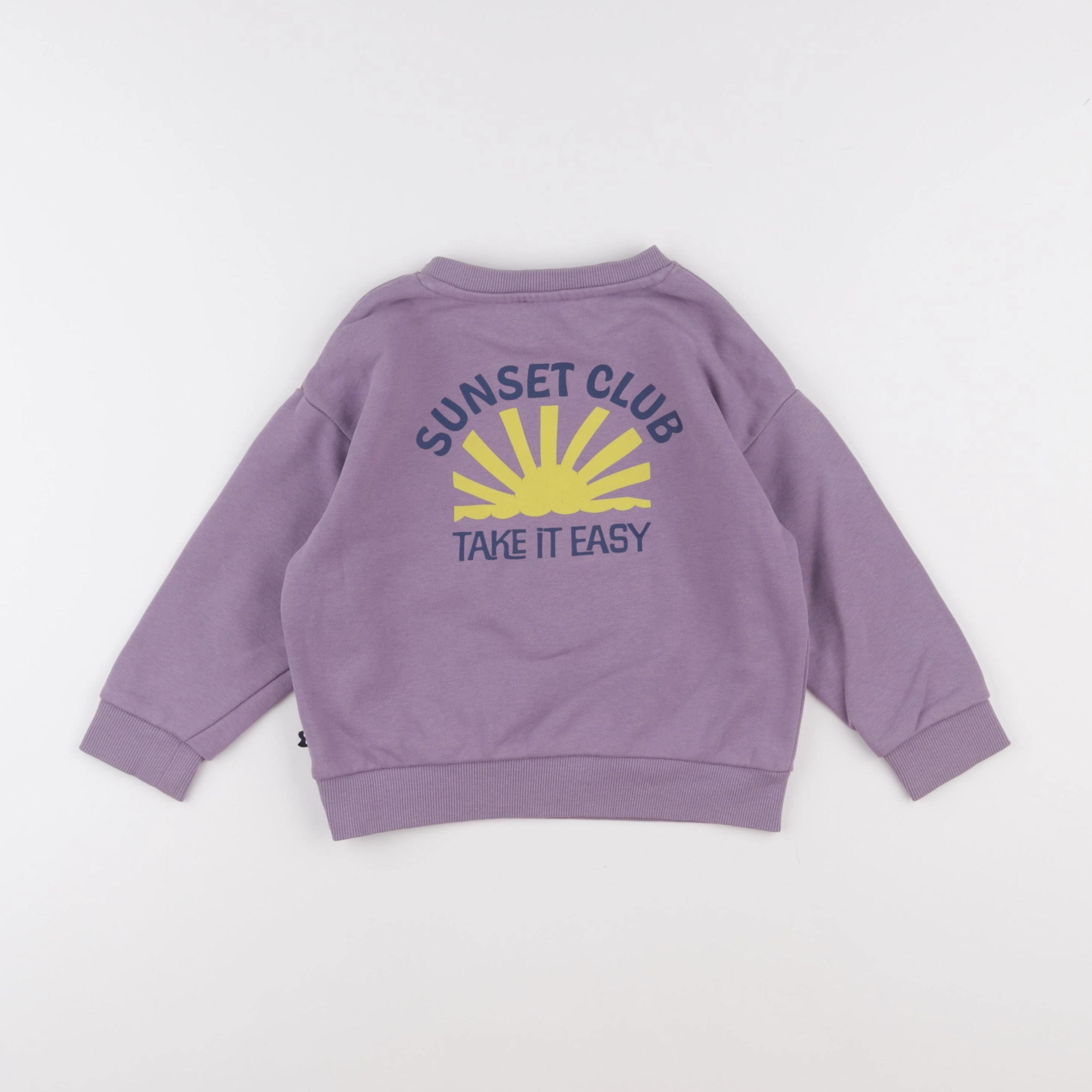 Okaidi - sweat violet - 4 ans