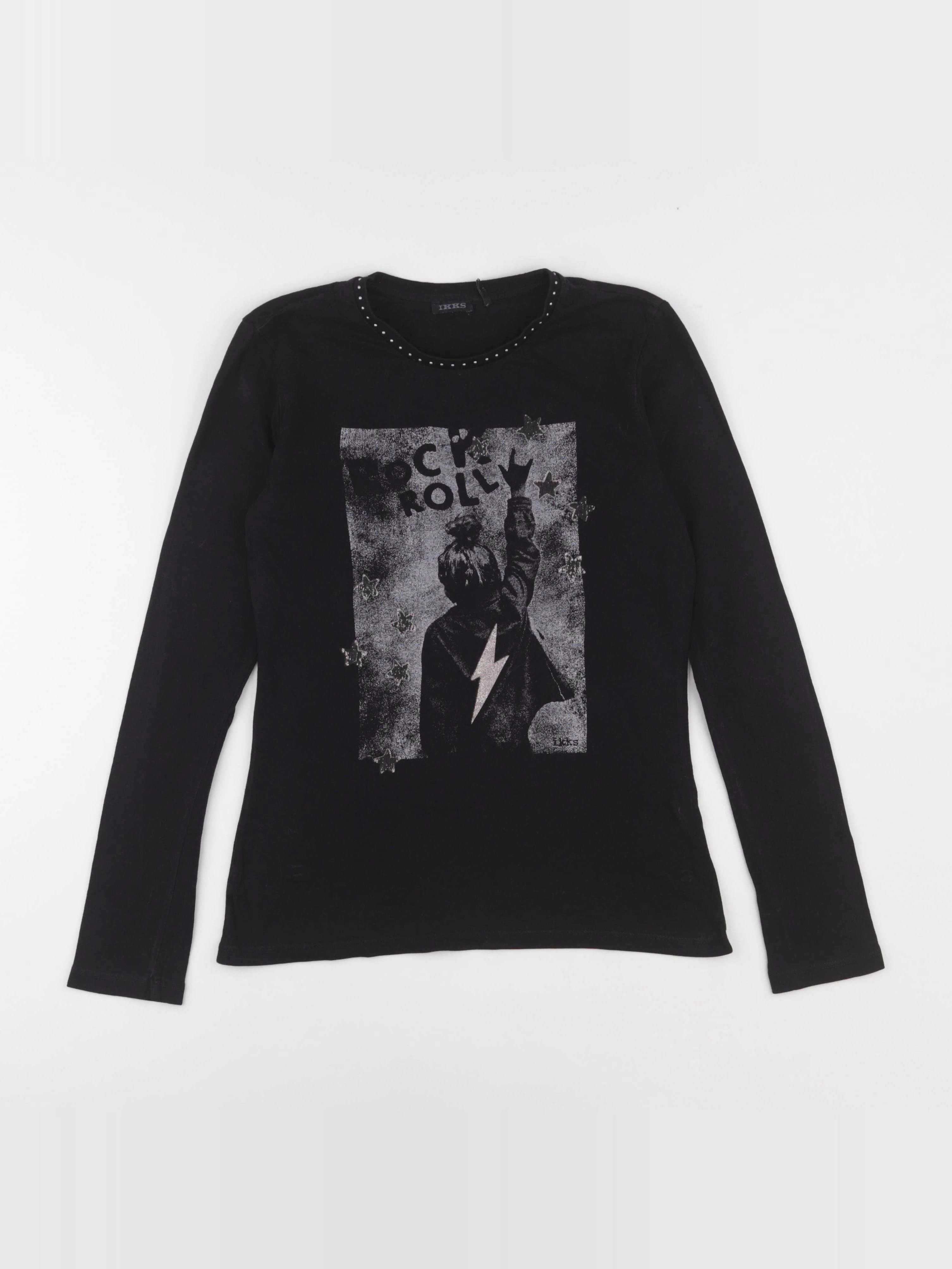 IKKS - tee-shirt noir - 12 ans