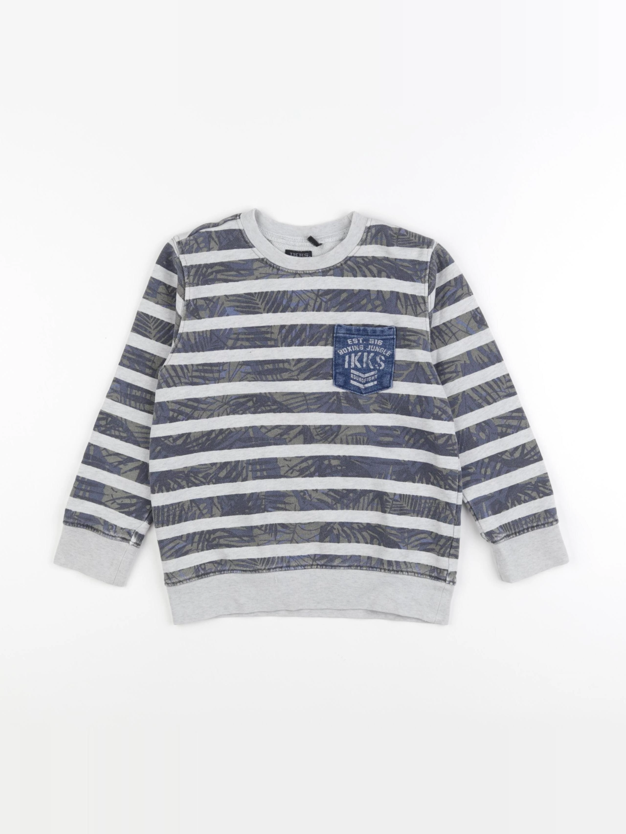 IKKS - sweat gris - 5 ans