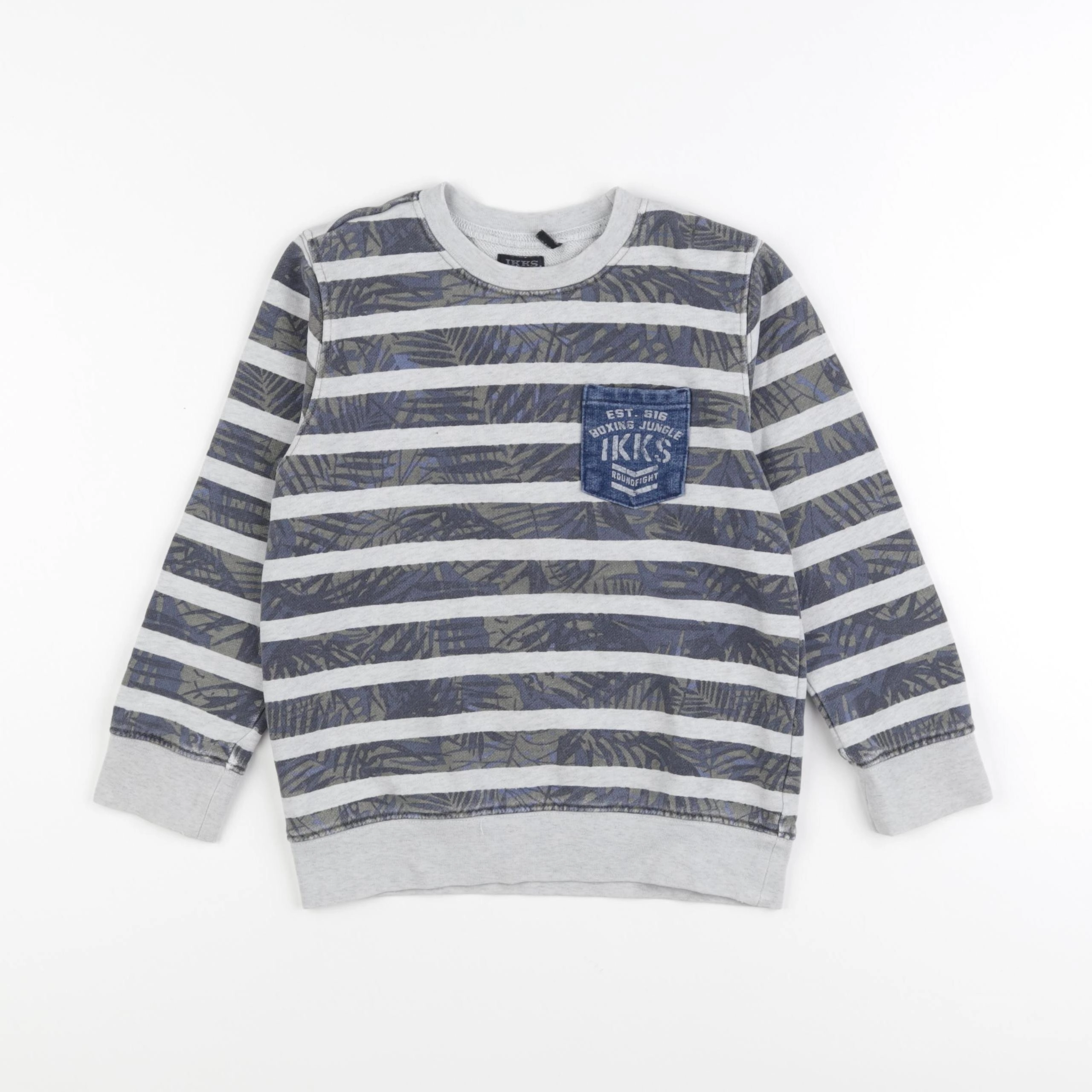 IKKS - sweat gris - 5 ans