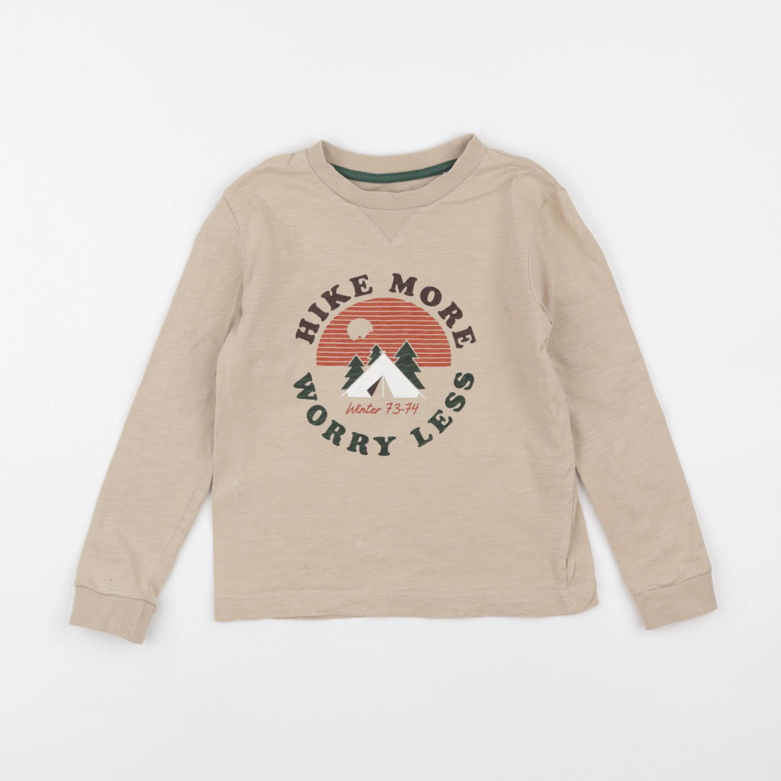 Cyrillus - tee-shirt beige - 6 ans
