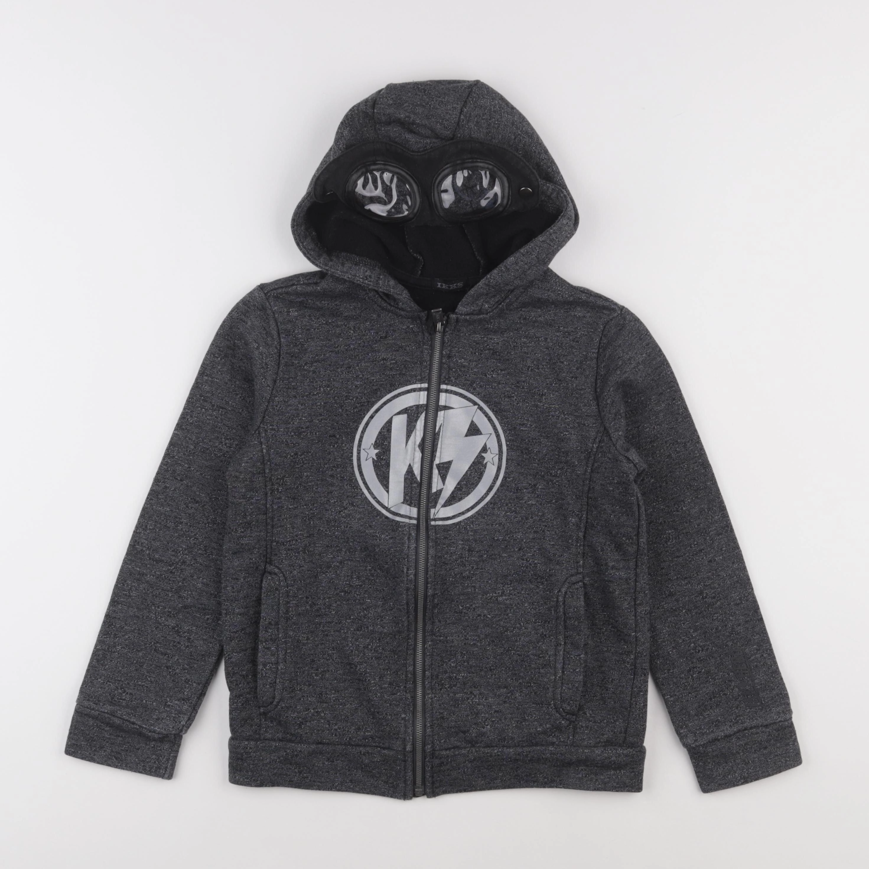 IKKS - sweat gris - 8 ans