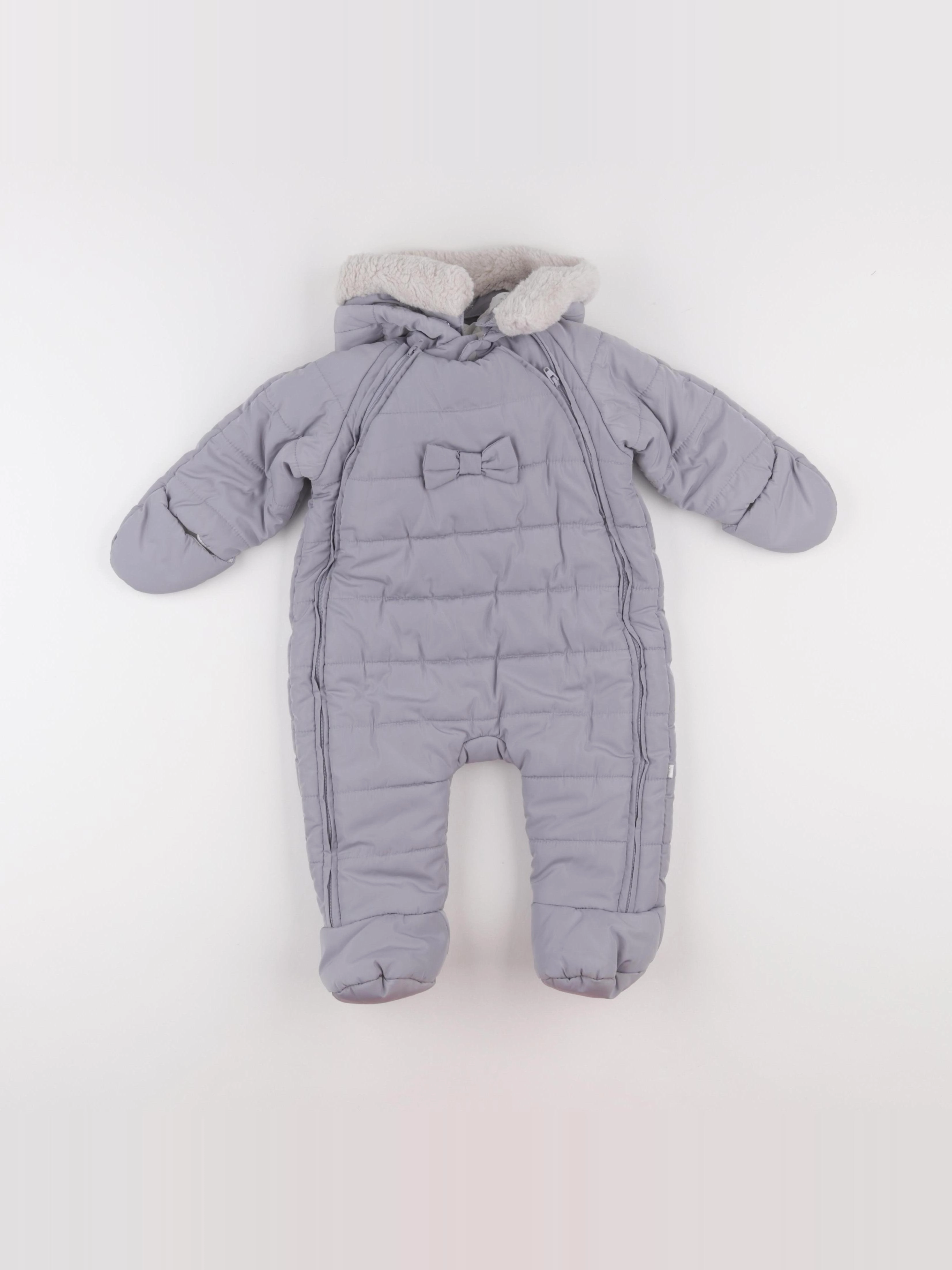 Jacadi - combi-pilote gris - 3 mois