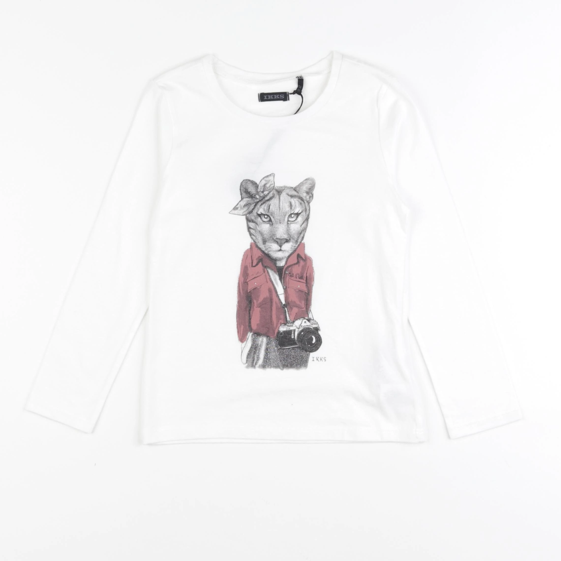 IKKS - tee-shirt blanc - 5 ans