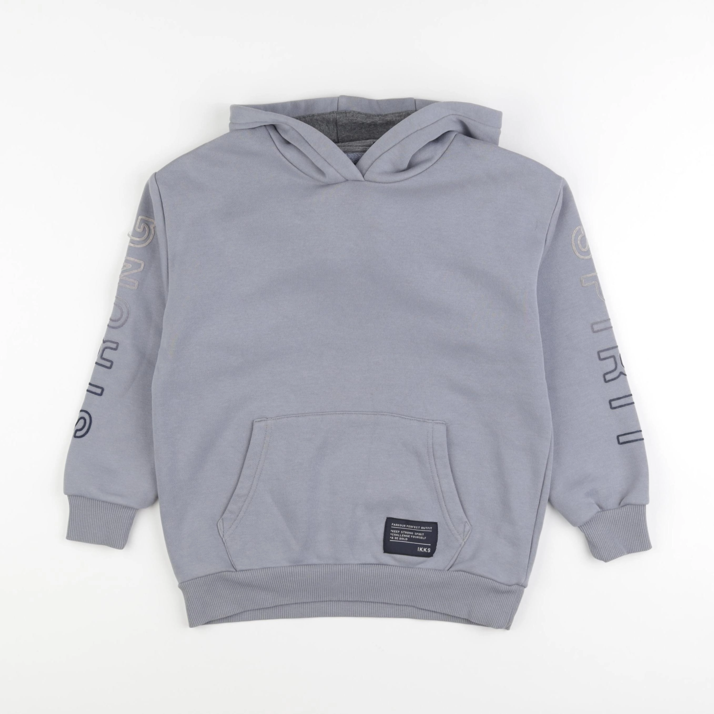IKKS - sweat gris - 8 ans