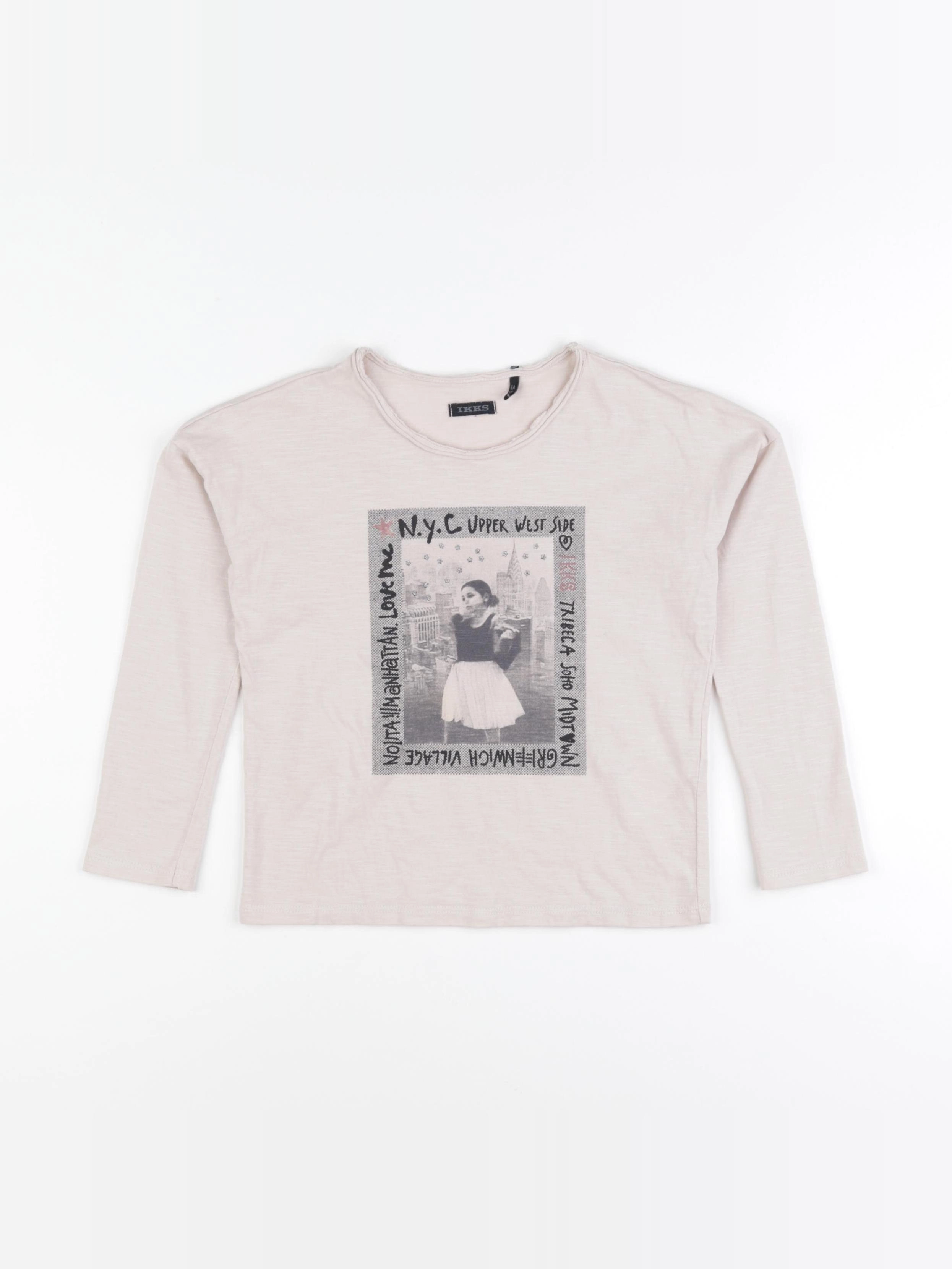 IKKS - tee-shirt rose - 6 ans