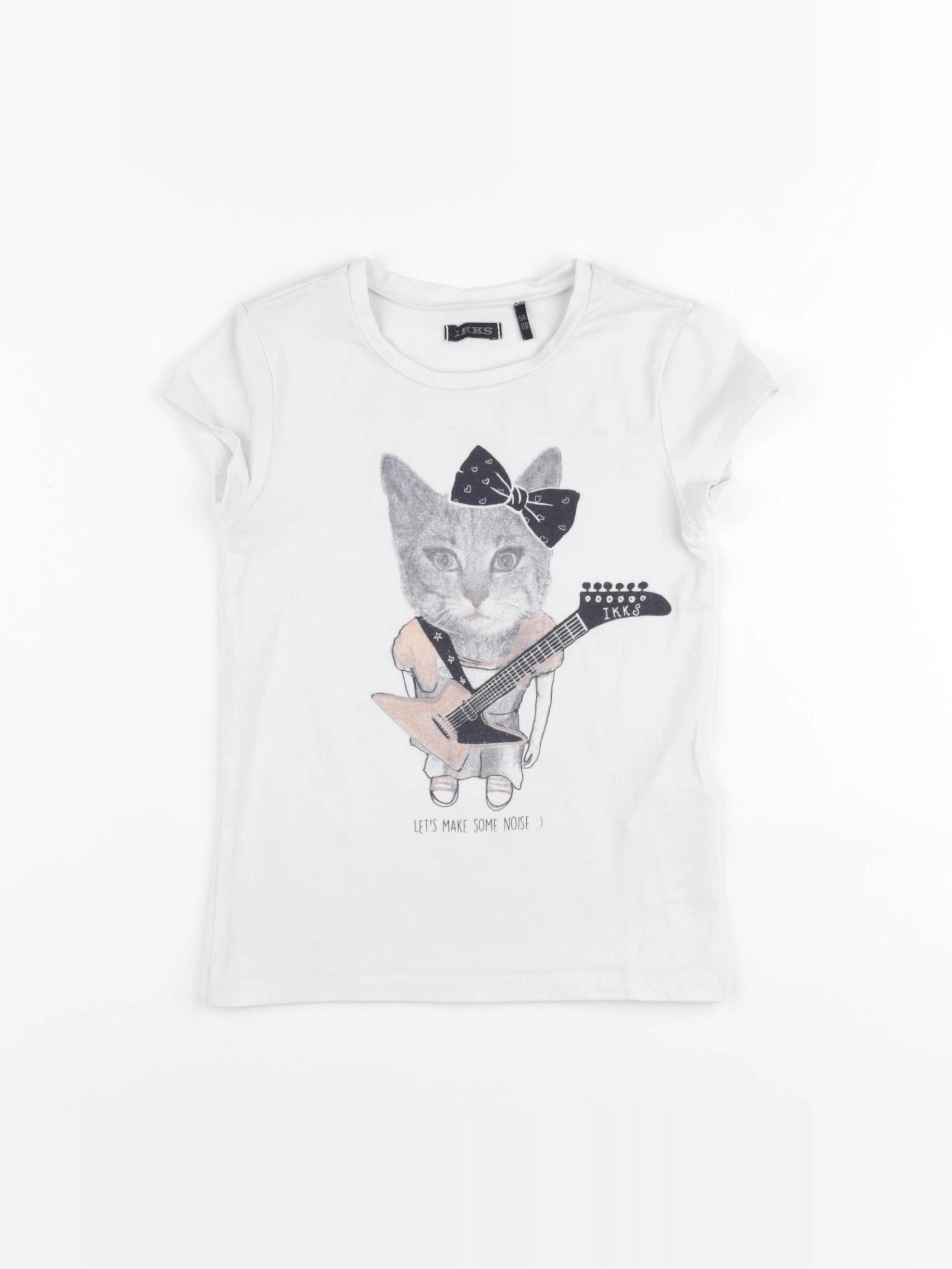 IKKS - tee-shirt blanc - 5 ans