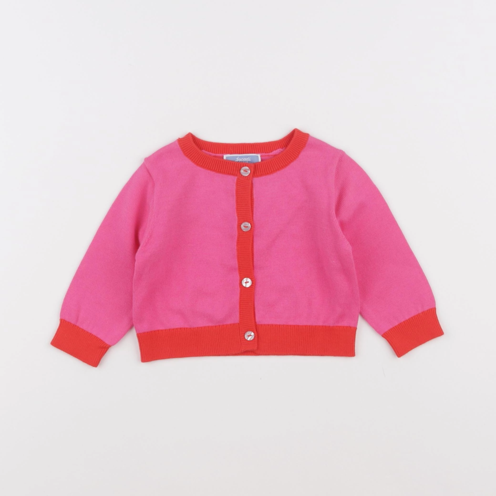 Jacadi - pull rose - 6 mois